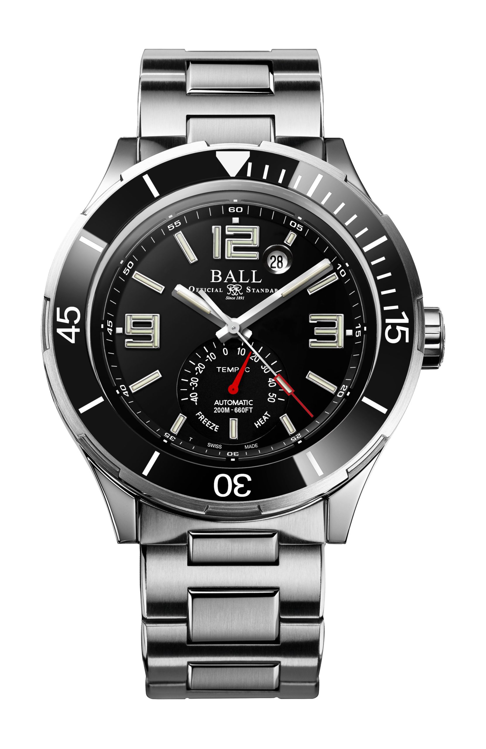 BALL Roadmaster TMT Ceramic luxury timepiece - detailed view