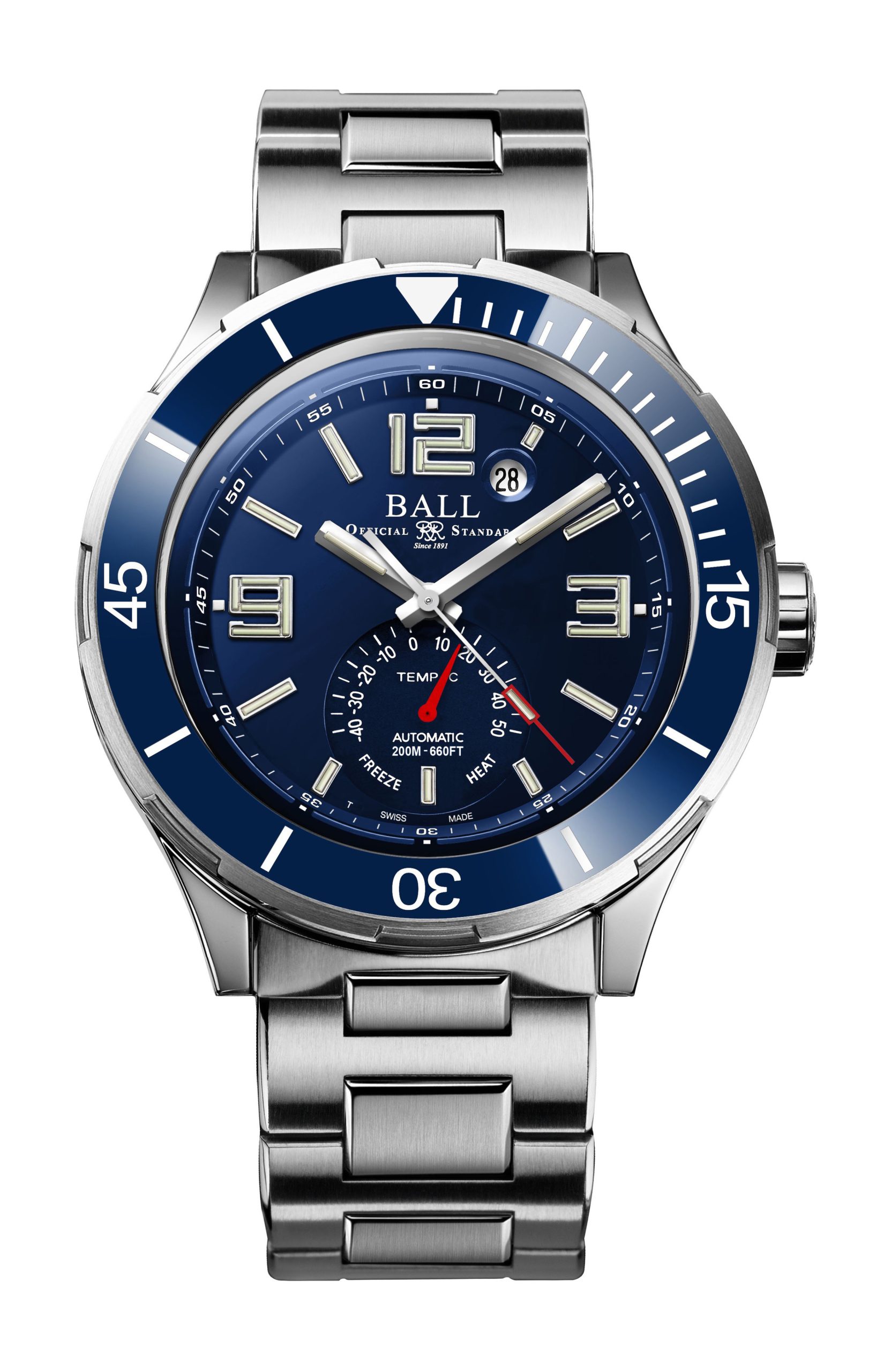 BALL Roadmaster TMT Ceramic luxury timepiece - detailed view