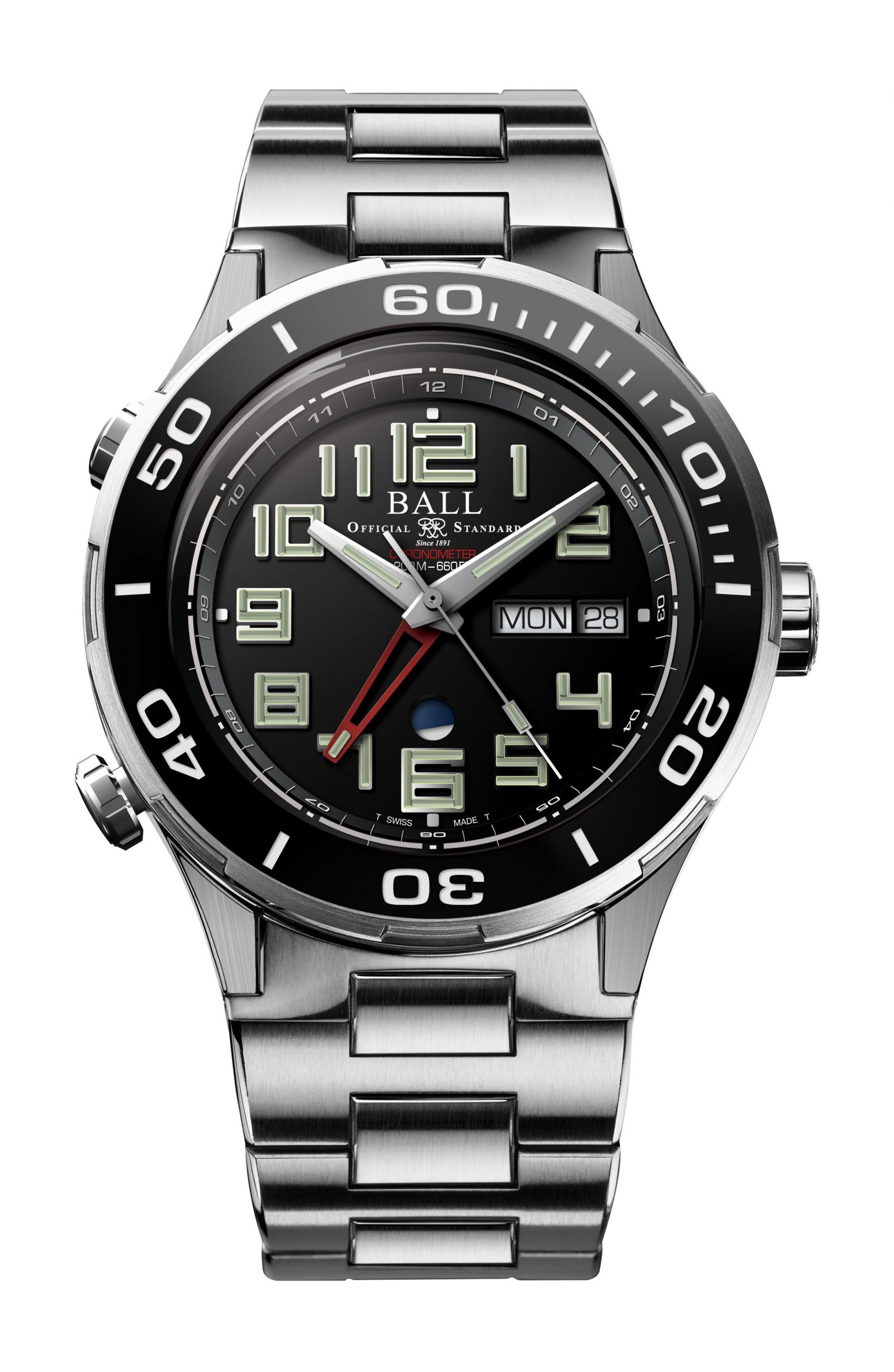 BALL Roadmaster Vanguard luxury timepiece - detailed view