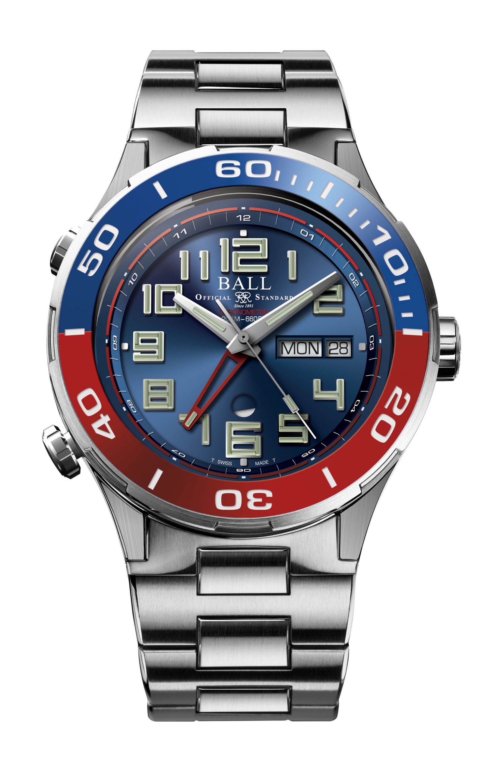 BALL Roadmaster Vanguard luxury timepiece - detailed view