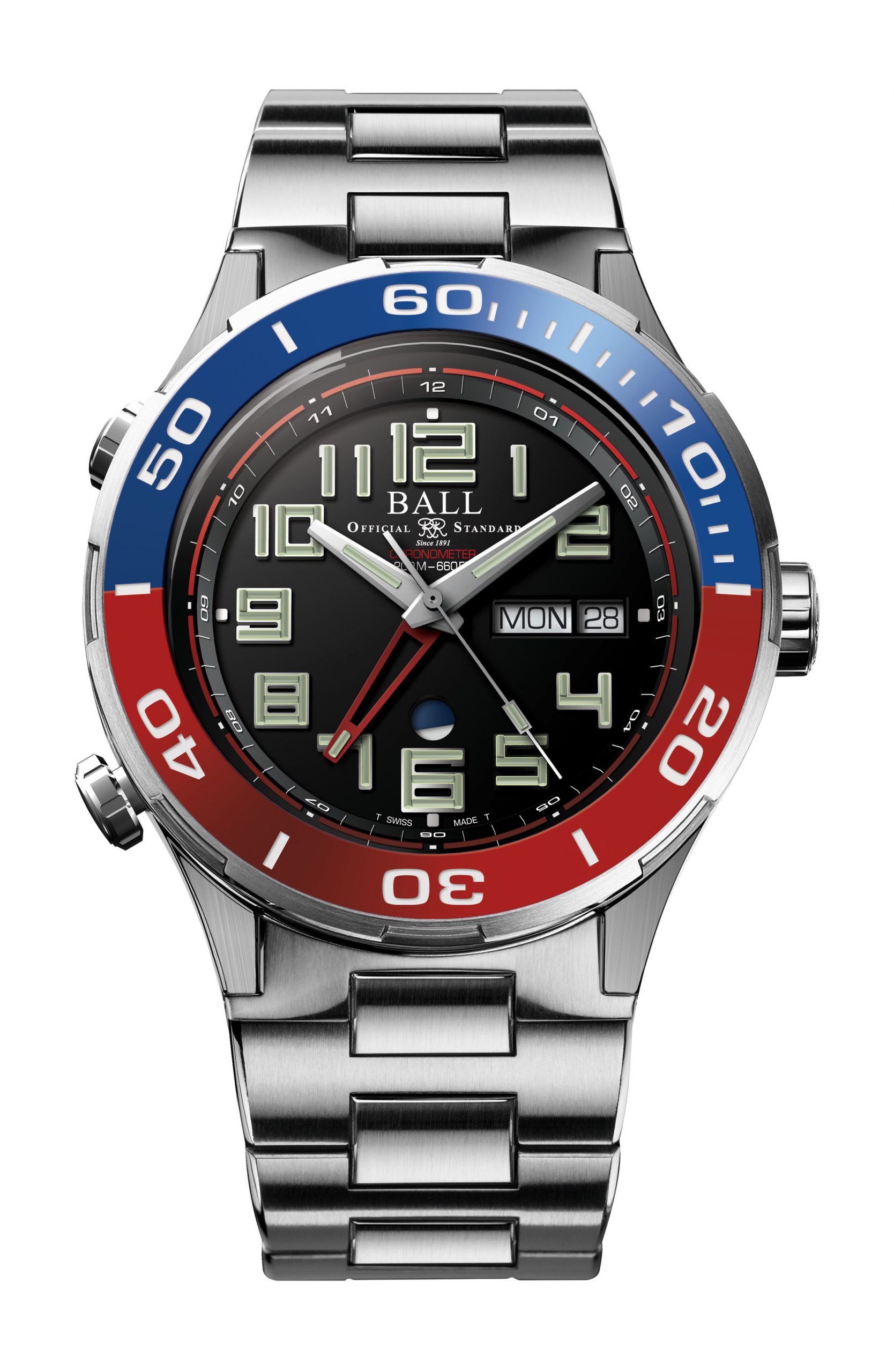 BALL Roadmaster Vanguard luxury timepiece - detailed view