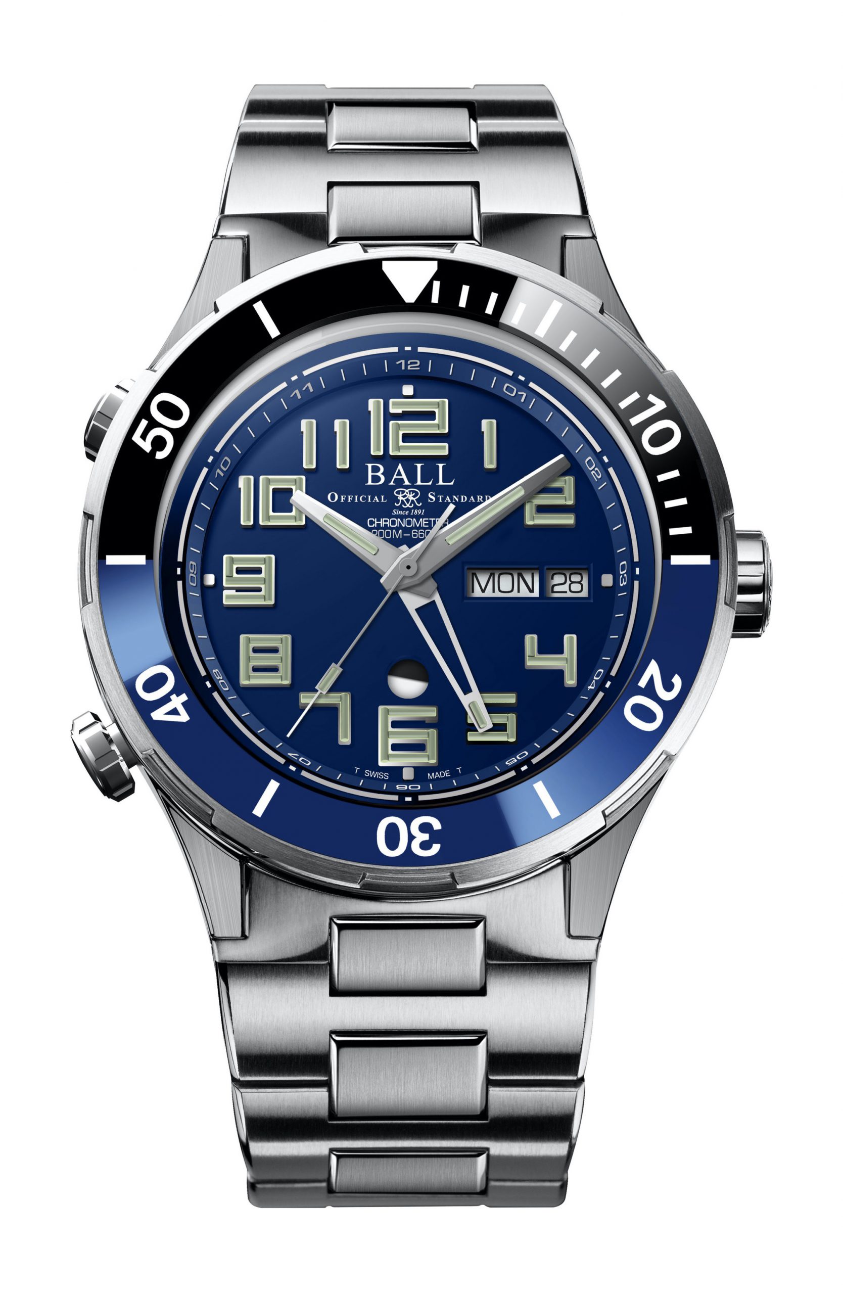 BALL Roadmaster Vanguard luxury timepiece - detailed view