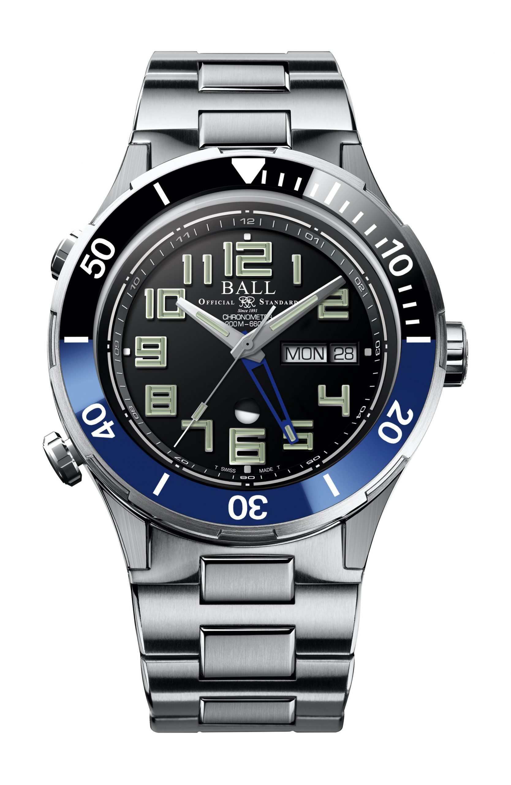 BALL Roadmaster Vanguard luxury timepiece - detailed view