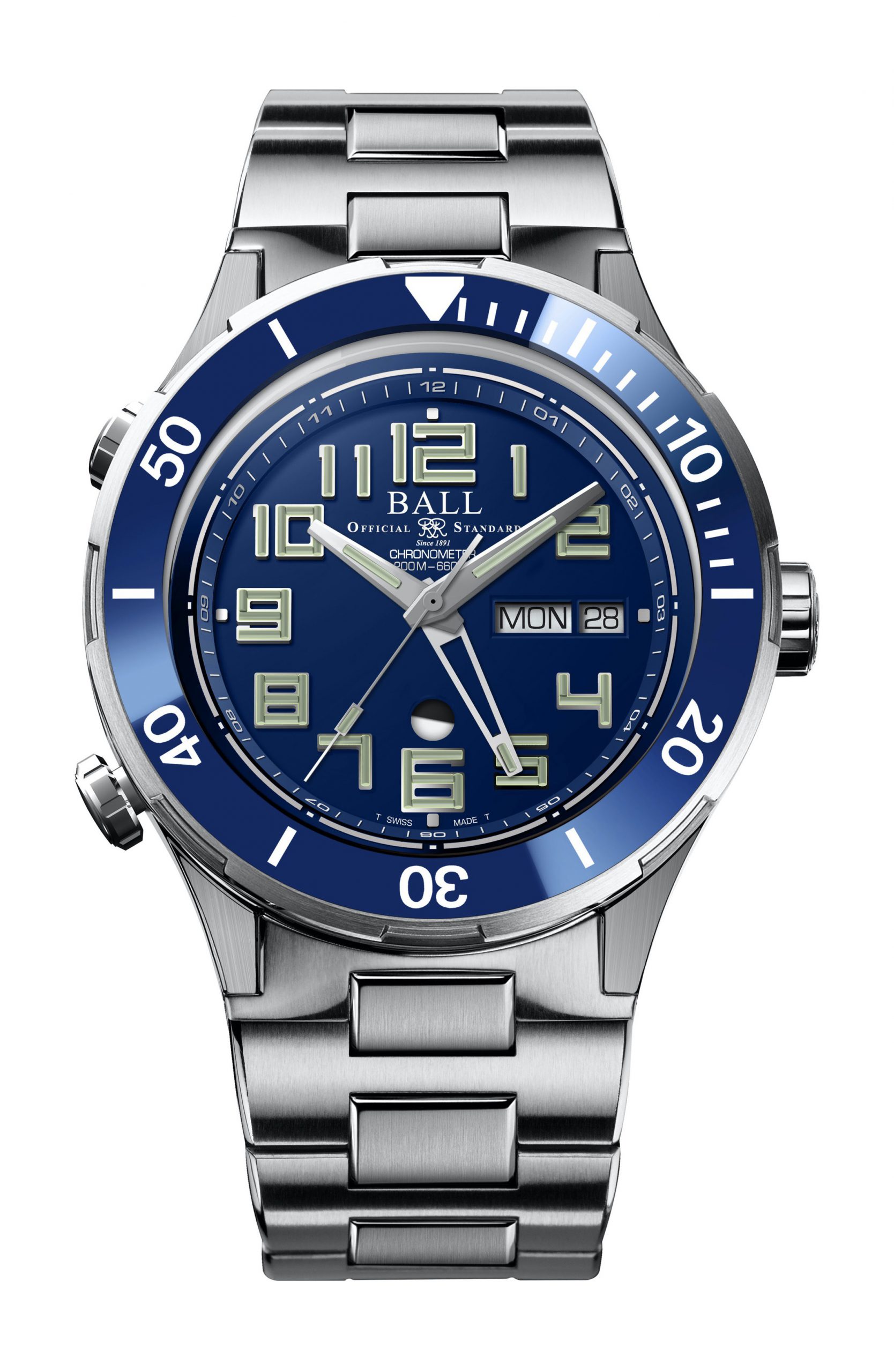 BALL Roadmaster Vanguard luxury timepiece - detailed view