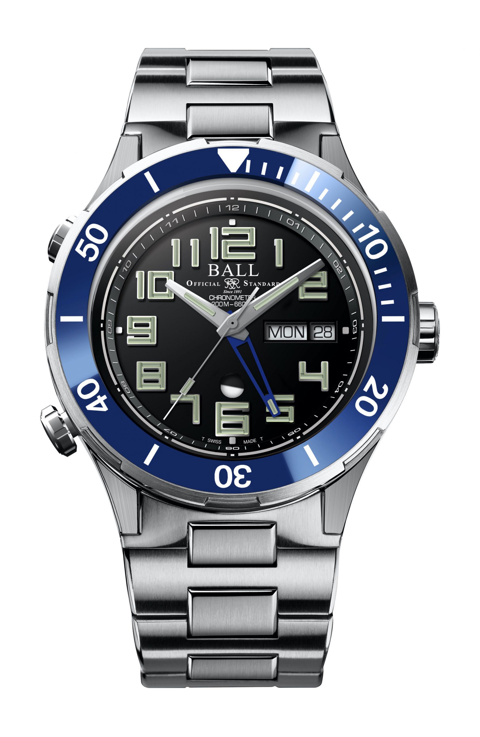 BALL Roadmaster Vanguard luxury timepiece - detailed view