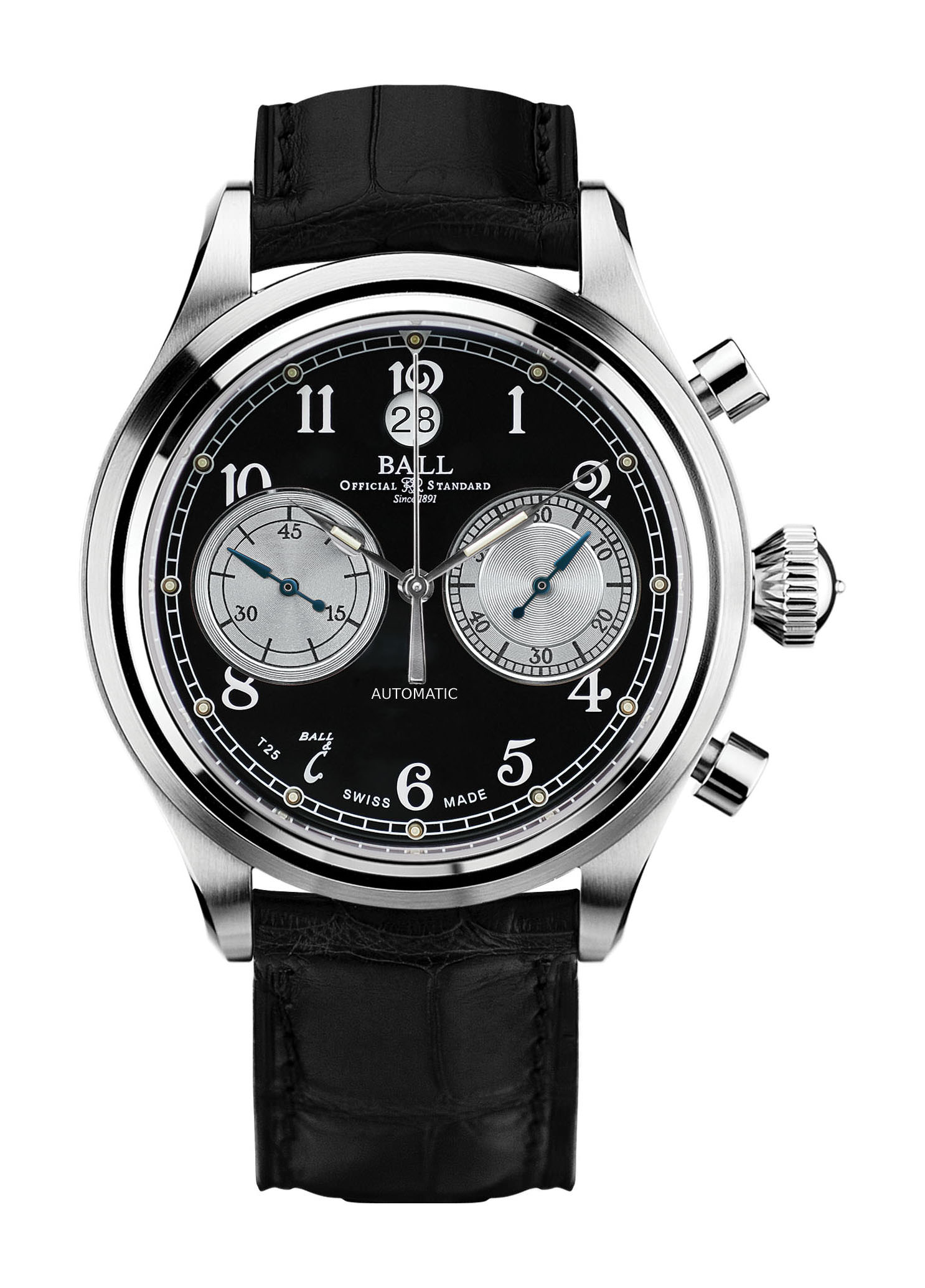 BALL Trainmaster Cannonball luxury timepiece - detailed view