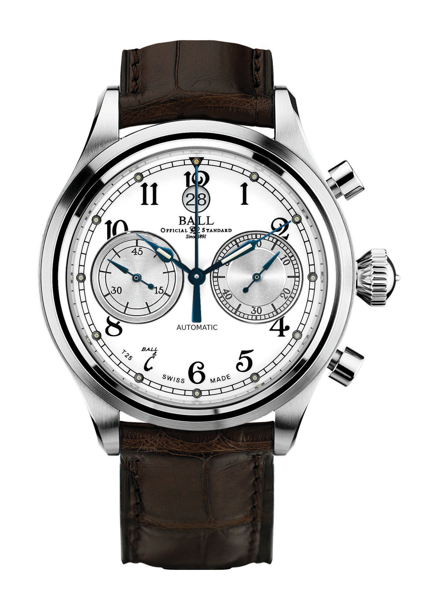 BALL Trainmaster Cannonball luxury timepiece - detailed view