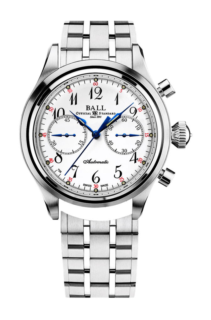 BALL Trainmaster Cannonball luxury timepiece - detailed view