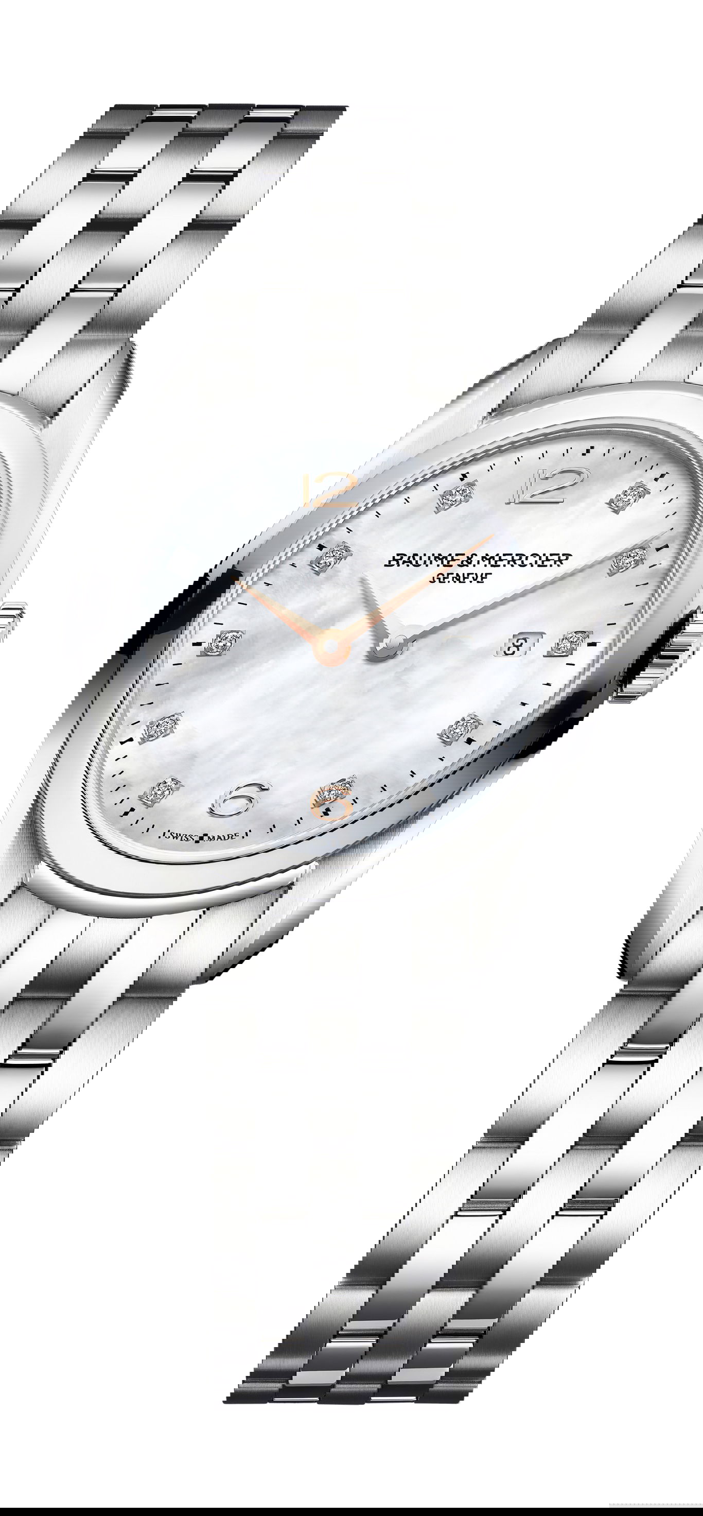 Baume & Mercier Clifton luxury timepiece - detailed view