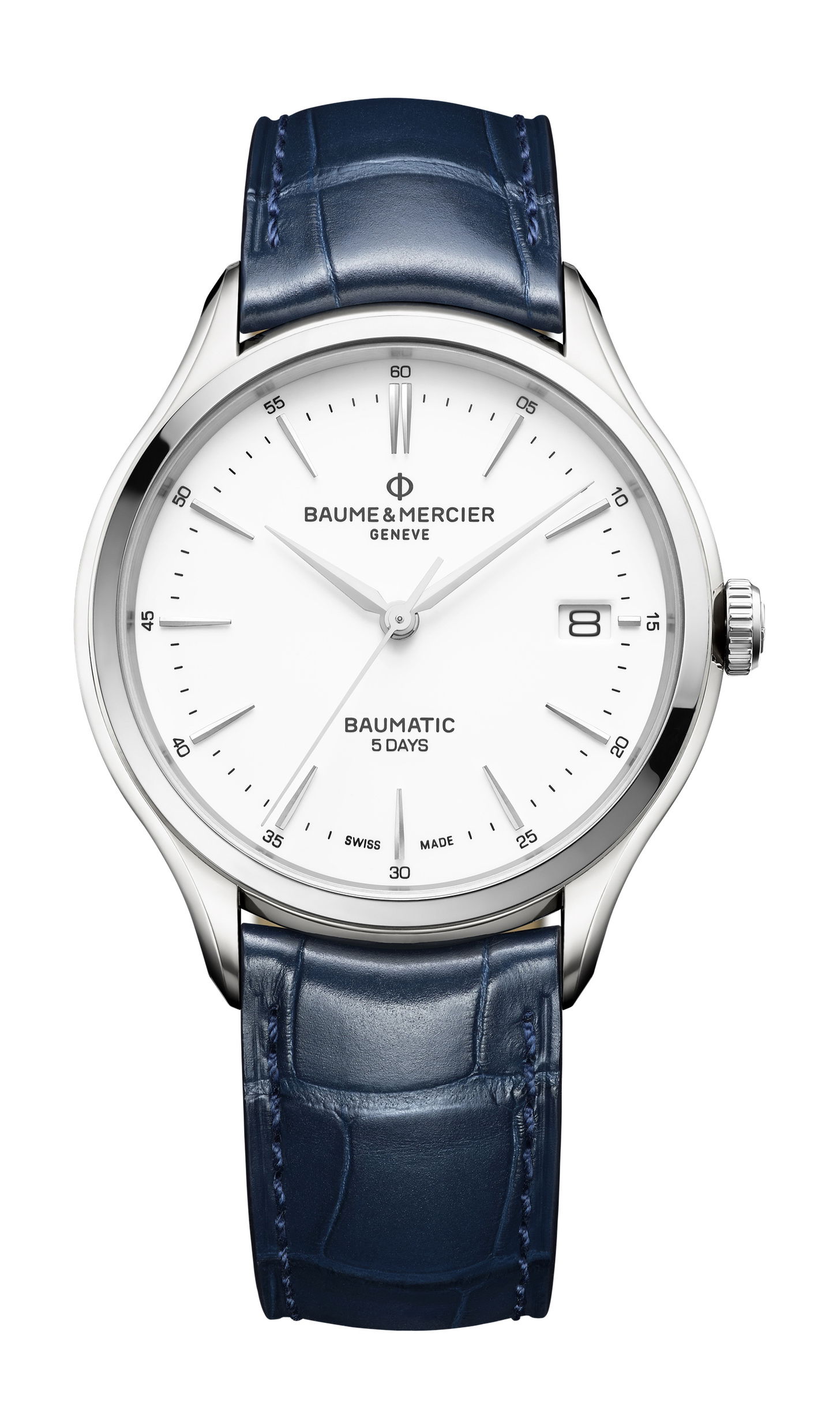 Baume & Mercier Clifton Baumatic luxury timepiece - detailed view