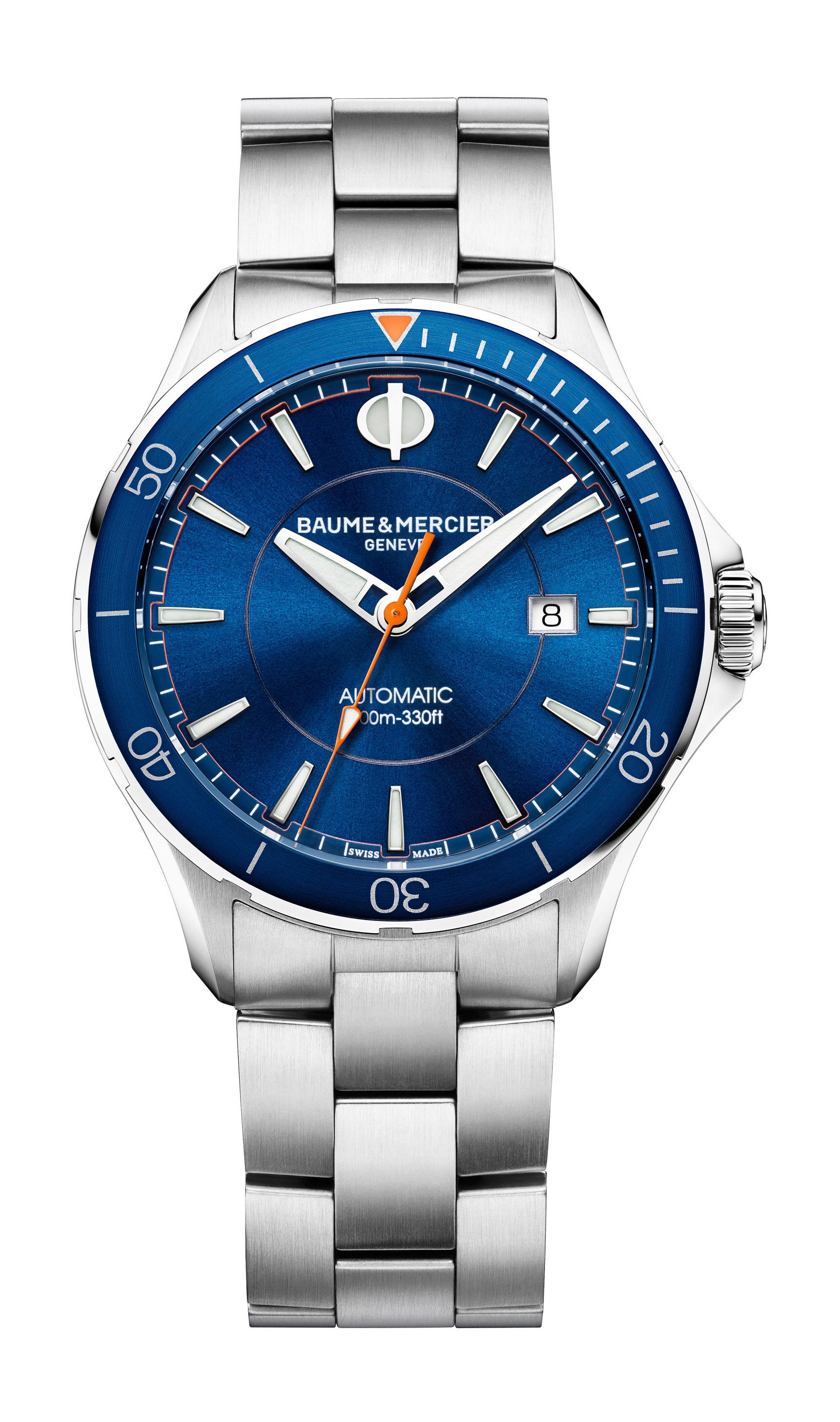 Baume & Mercier Clifton Club luxury timepiece - detailed view