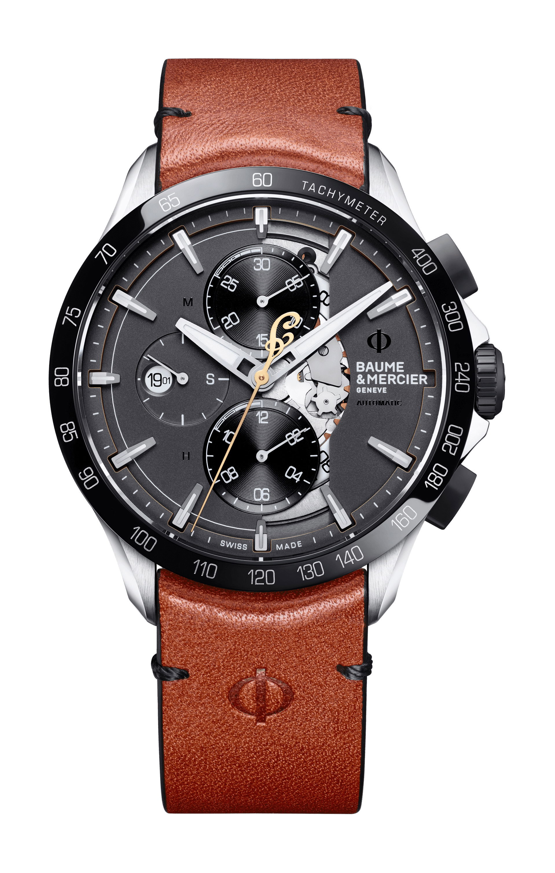 Baume & Mercier Clifton Club luxury timepiece - detailed view