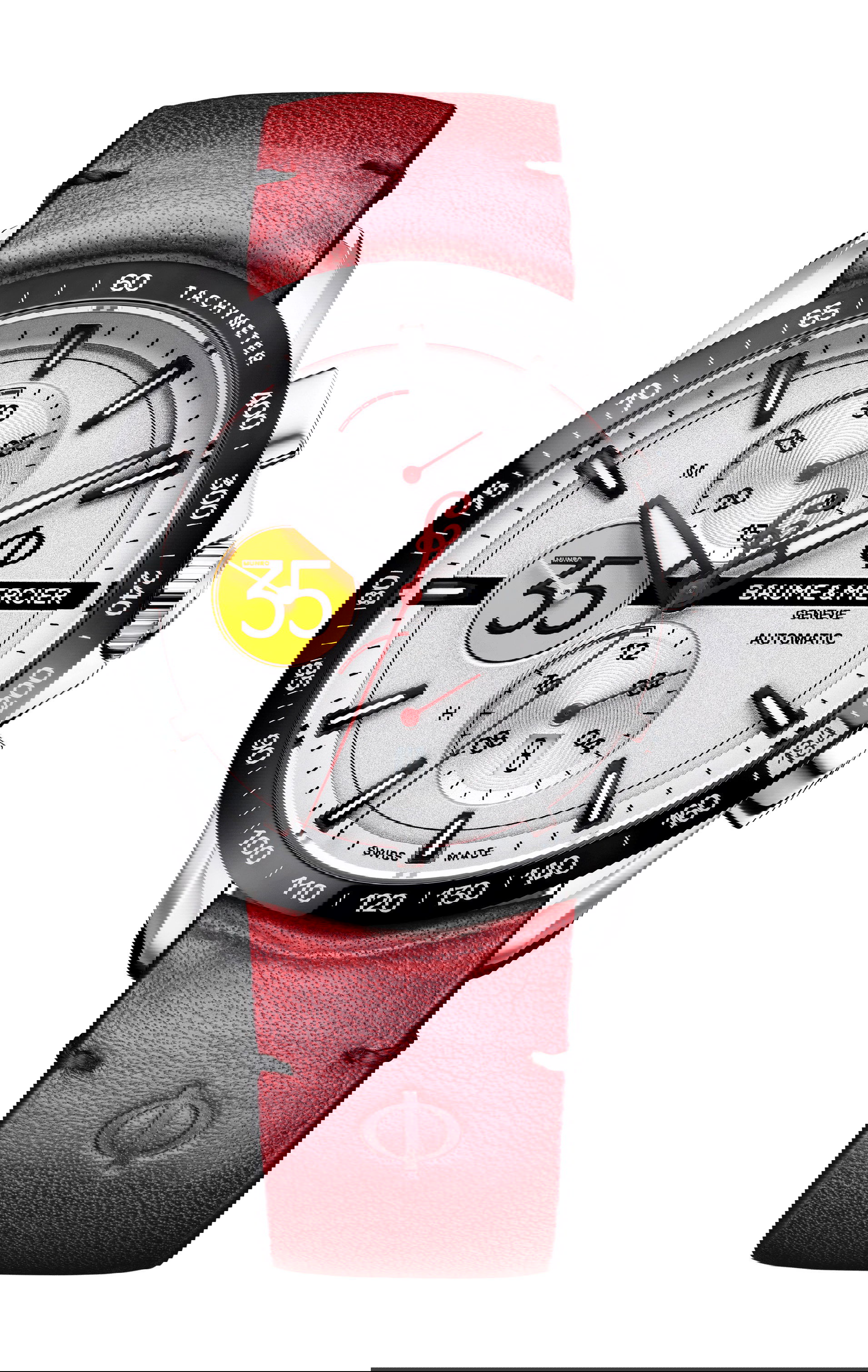 Baume & Mercier Clifton Club luxury timepiece - detailed view