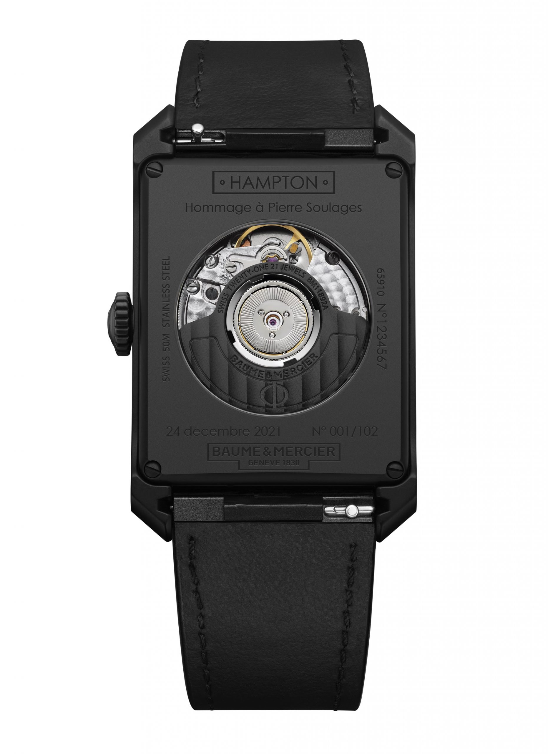 Baume & Mercier Hampton “Hommage à Pierre Soulages” - View 2