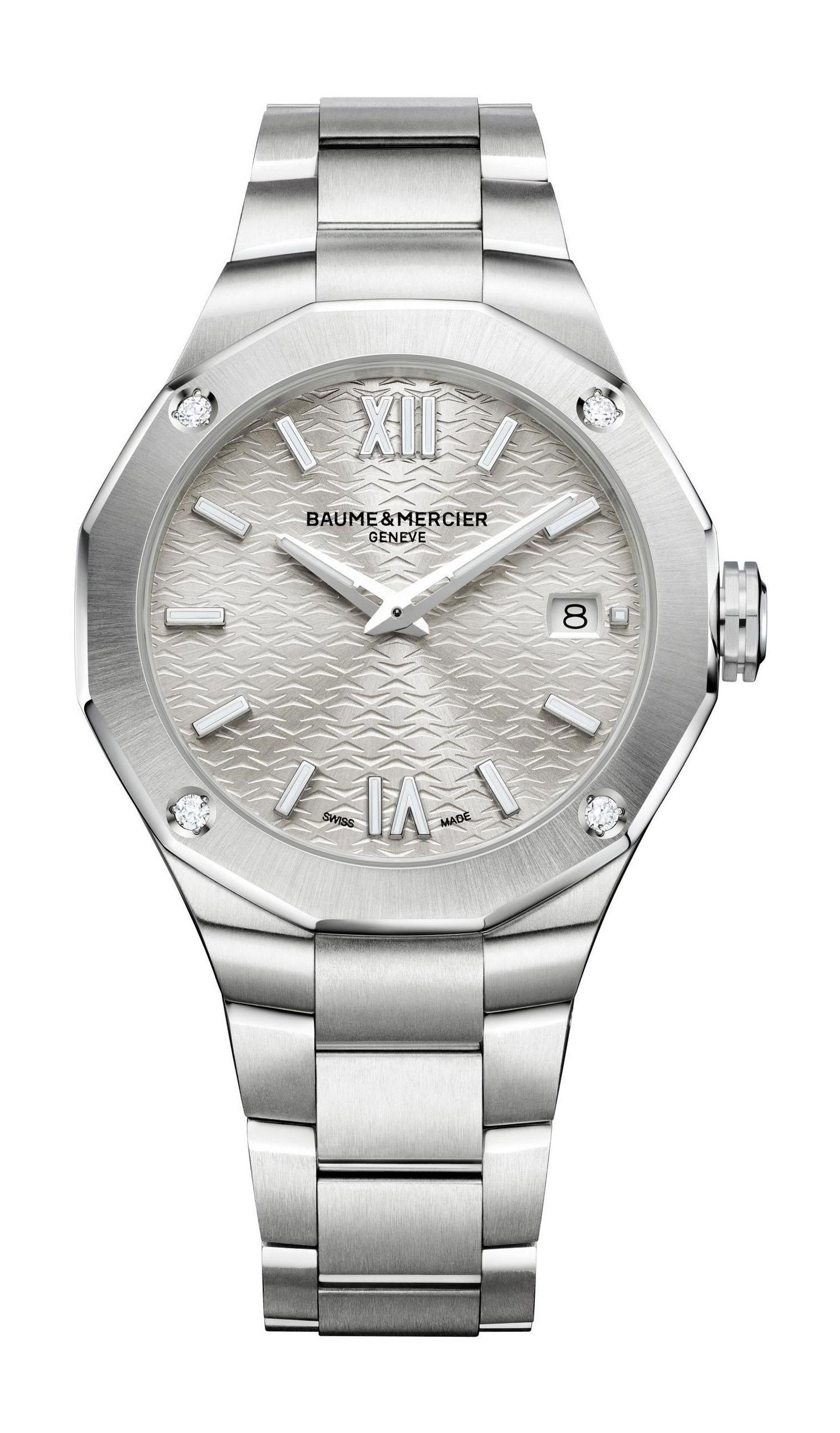 Baume & Mercier Riviera luxury timepiece - detailed view