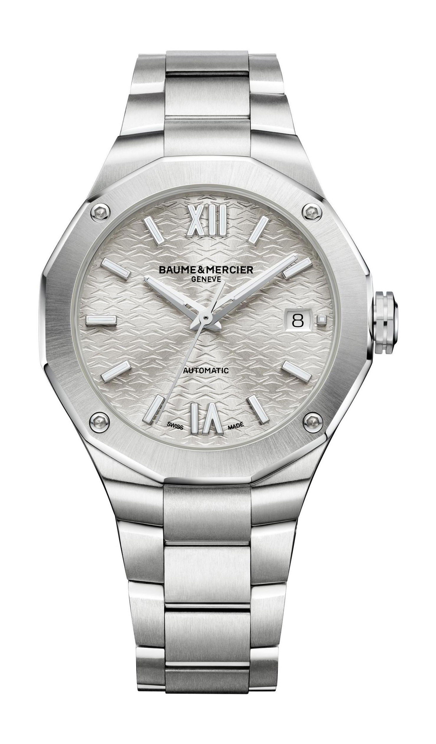 Baume & Mercier Riviera luxury timepiece - detailed view