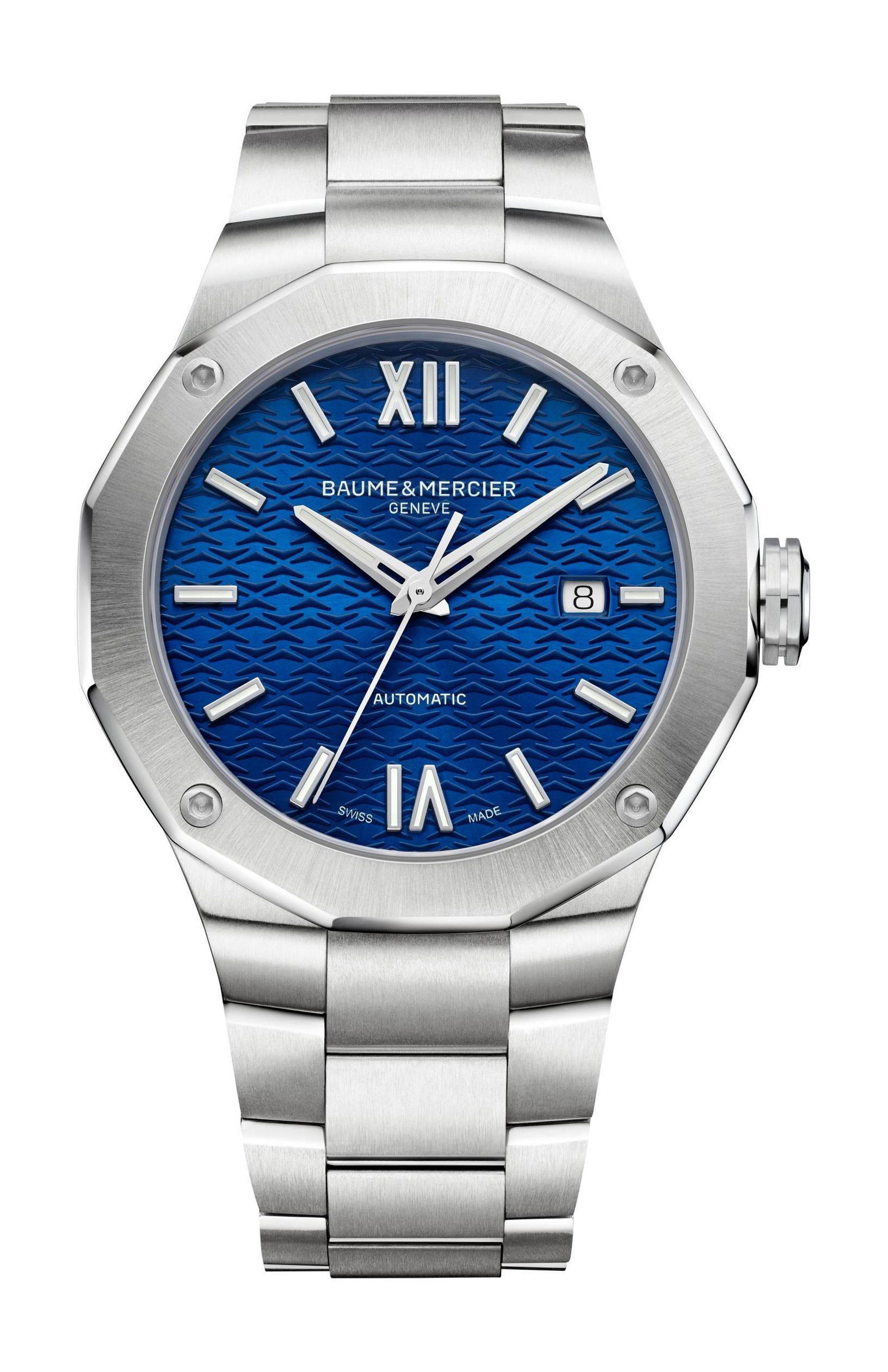 Baume & Mercier Riviera luxury timepiece - detailed view