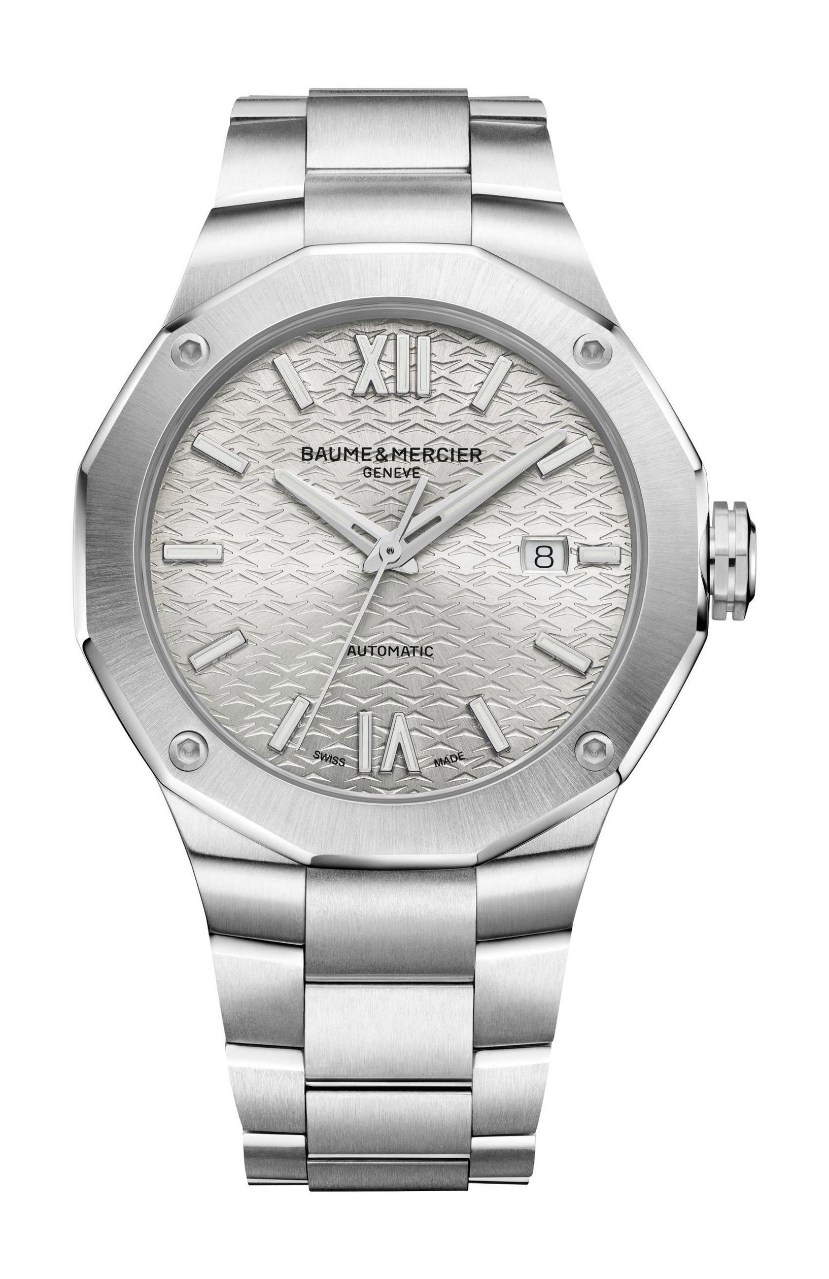 Baume & Mercier Riviera luxury timepiece - detailed view