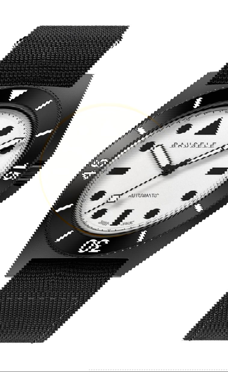 Bausele Infinite Sunset Evening Opal luxury timepiece - detailed view