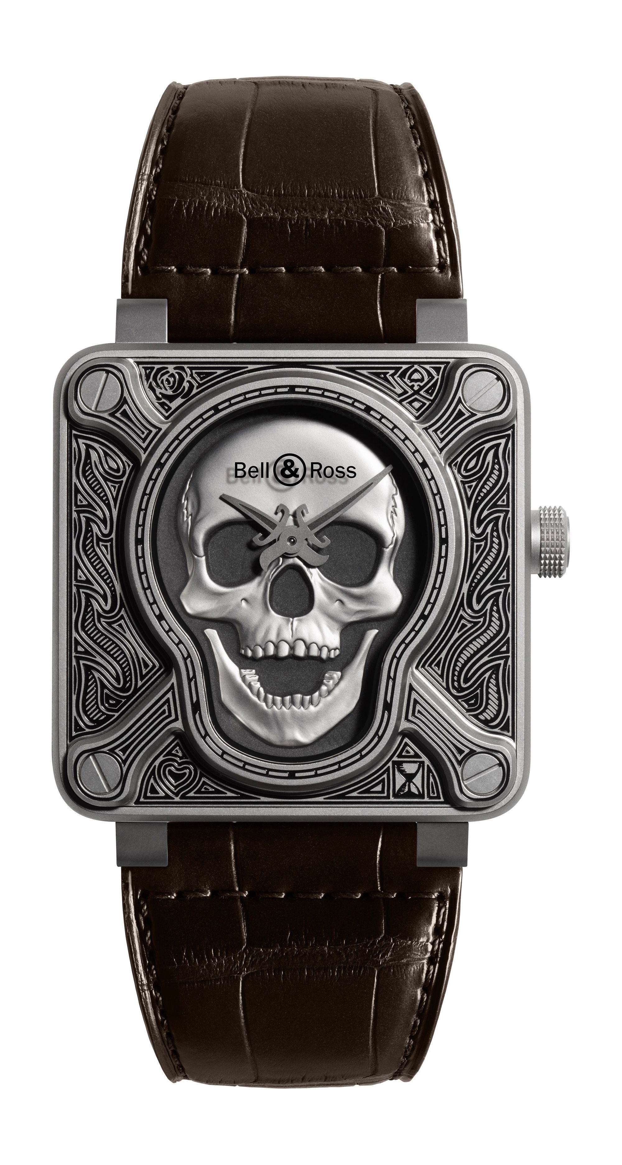 Bell and Ross BR 01 BURNING SKULL watch