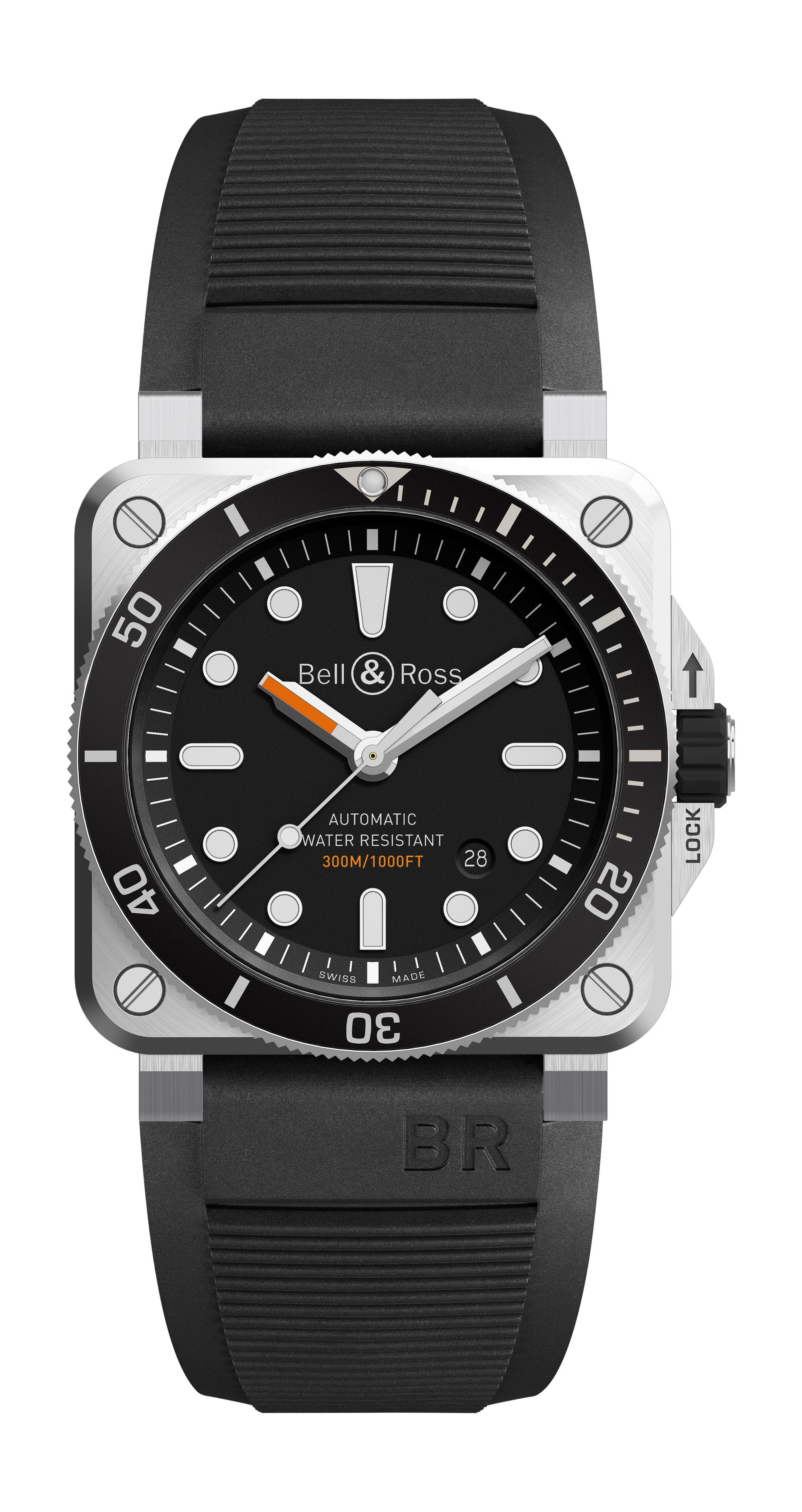 Bell & Ross BR 03-92 Diver luxury timepiece - detailed view