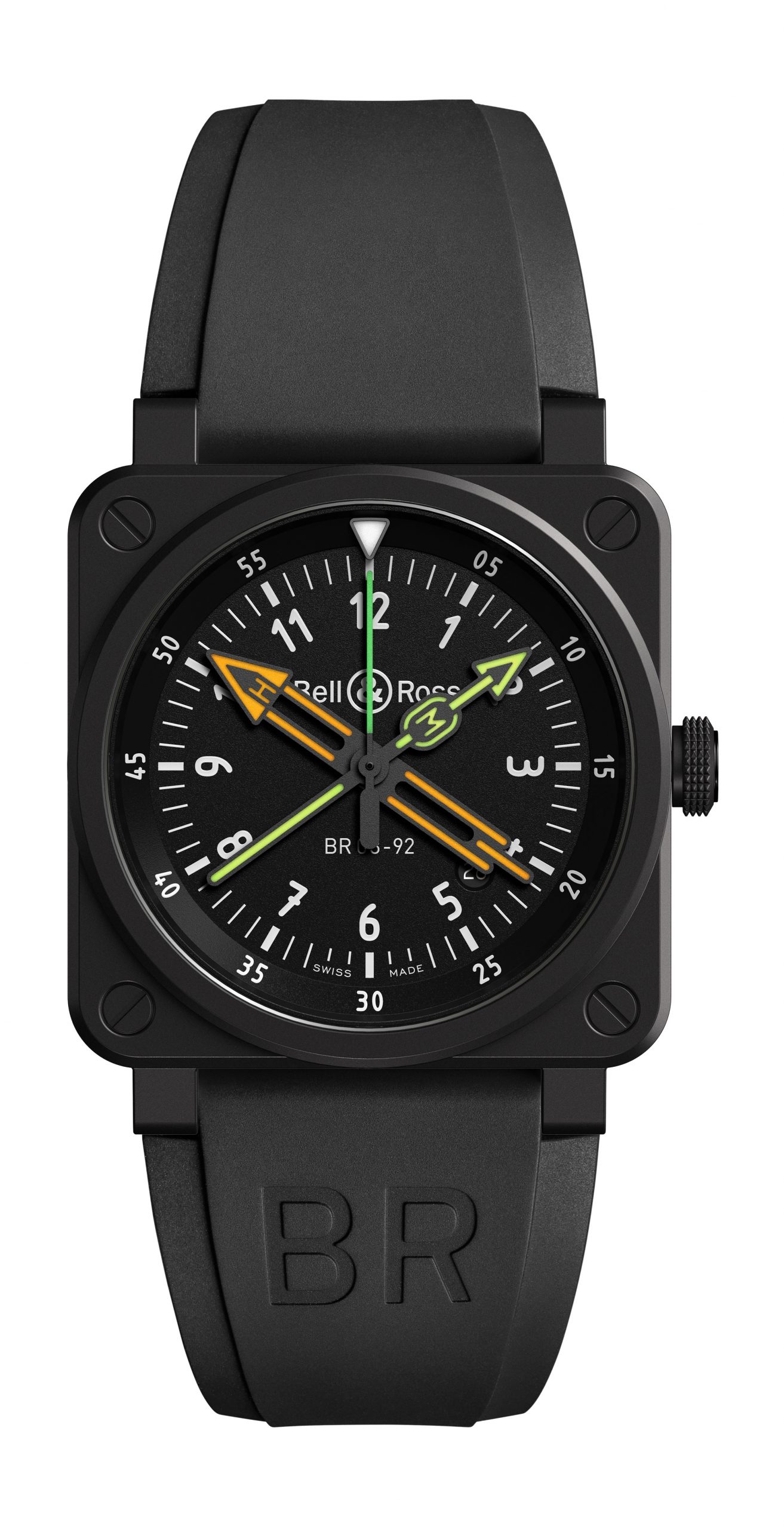Bell & Ross BR 03-92 Radio Compass luxury timepiece - detailed view