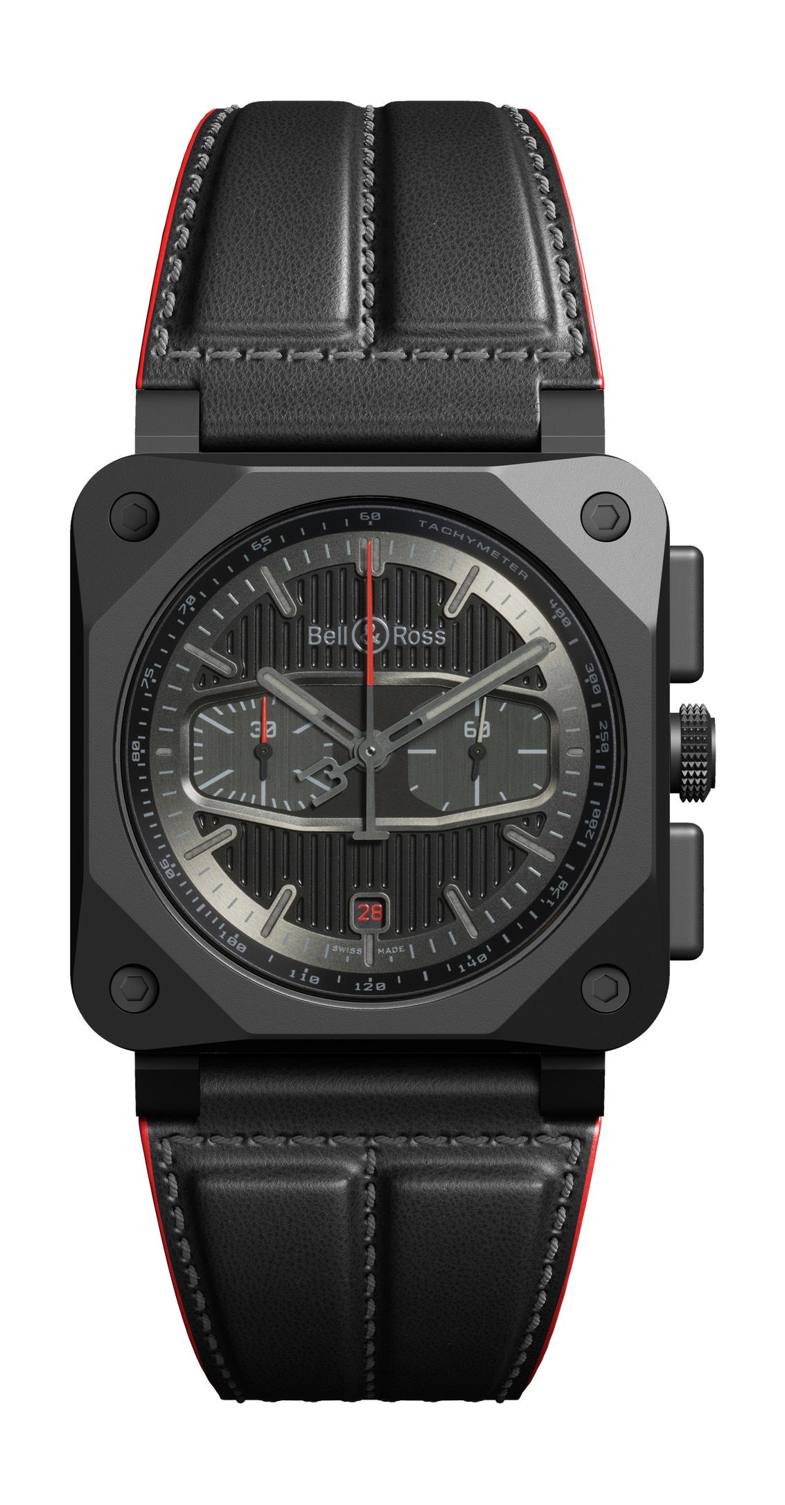 Bell & Ross BR 03-94 BLACKTRACK luxury timepiece - detailed view