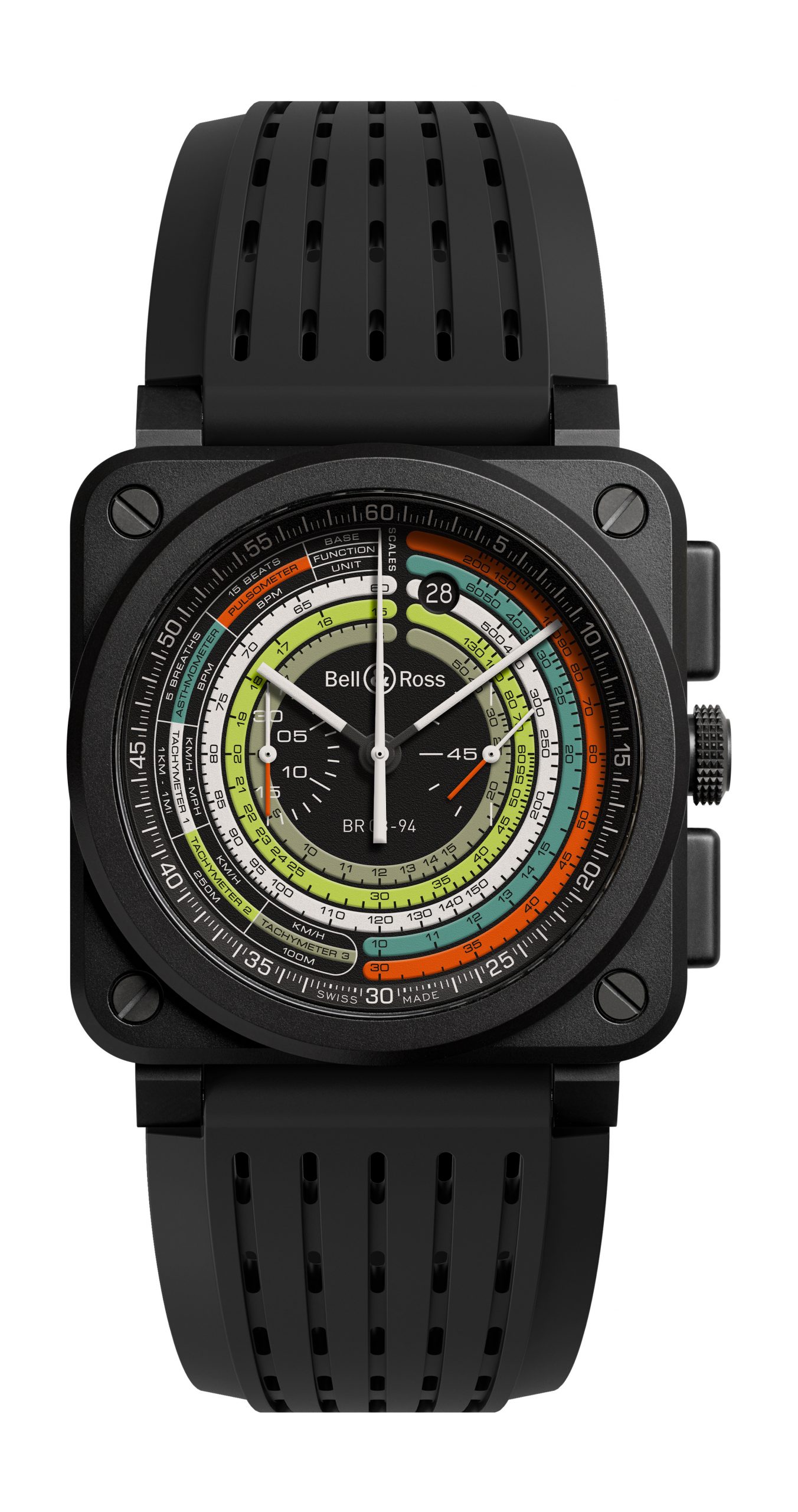 Bell & Ross BR 03-94 MULTIMETER luxury timepiece - detailed view
