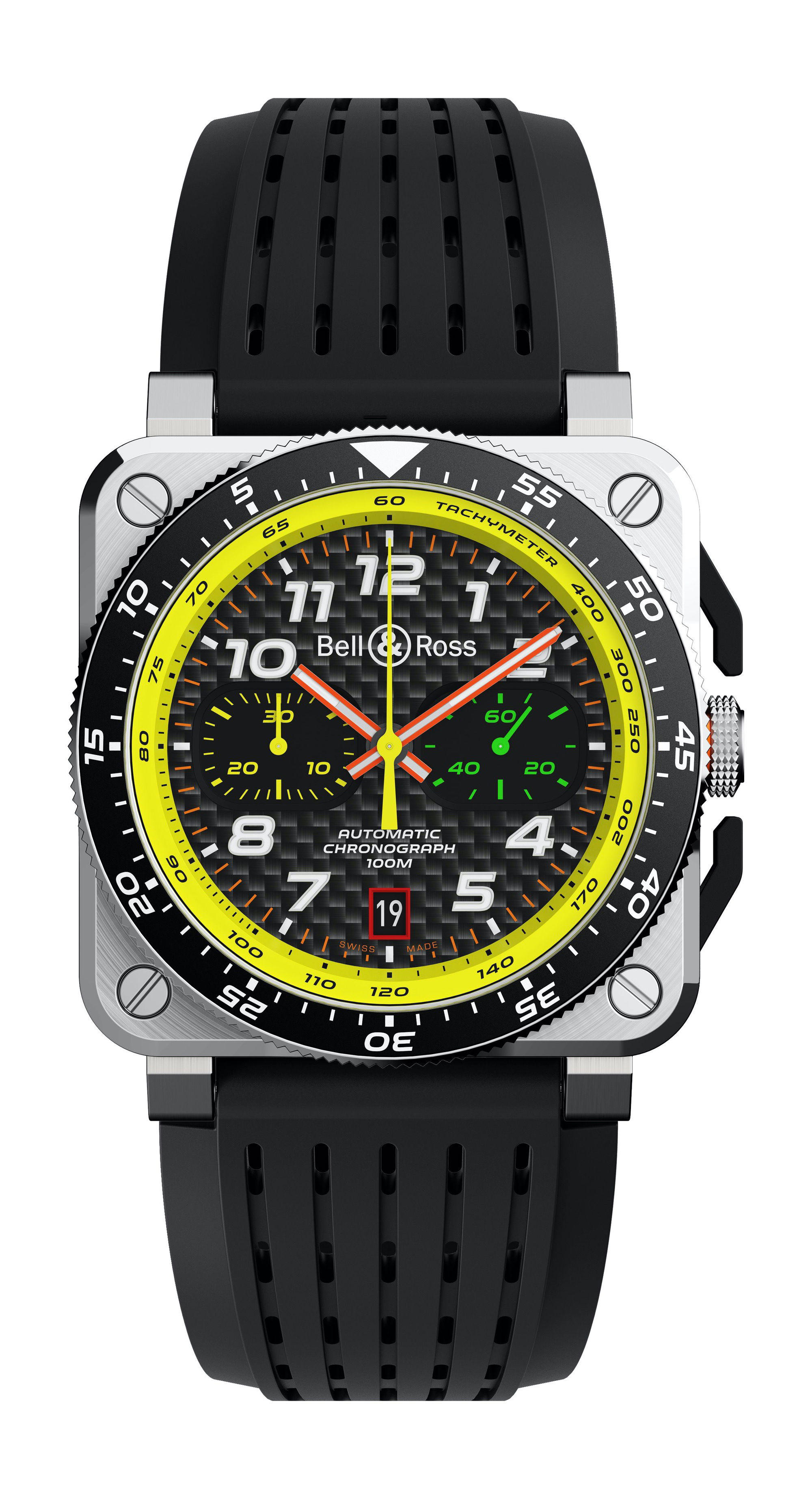 Bell & Ross BR 03-94 R.S.19 luxury timepiece - detailed view
