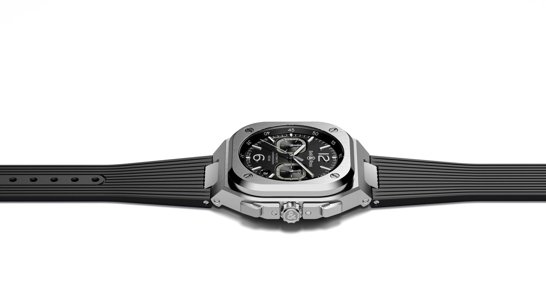 Bell & Ross BR 05 Chrono Black Steel - View 2