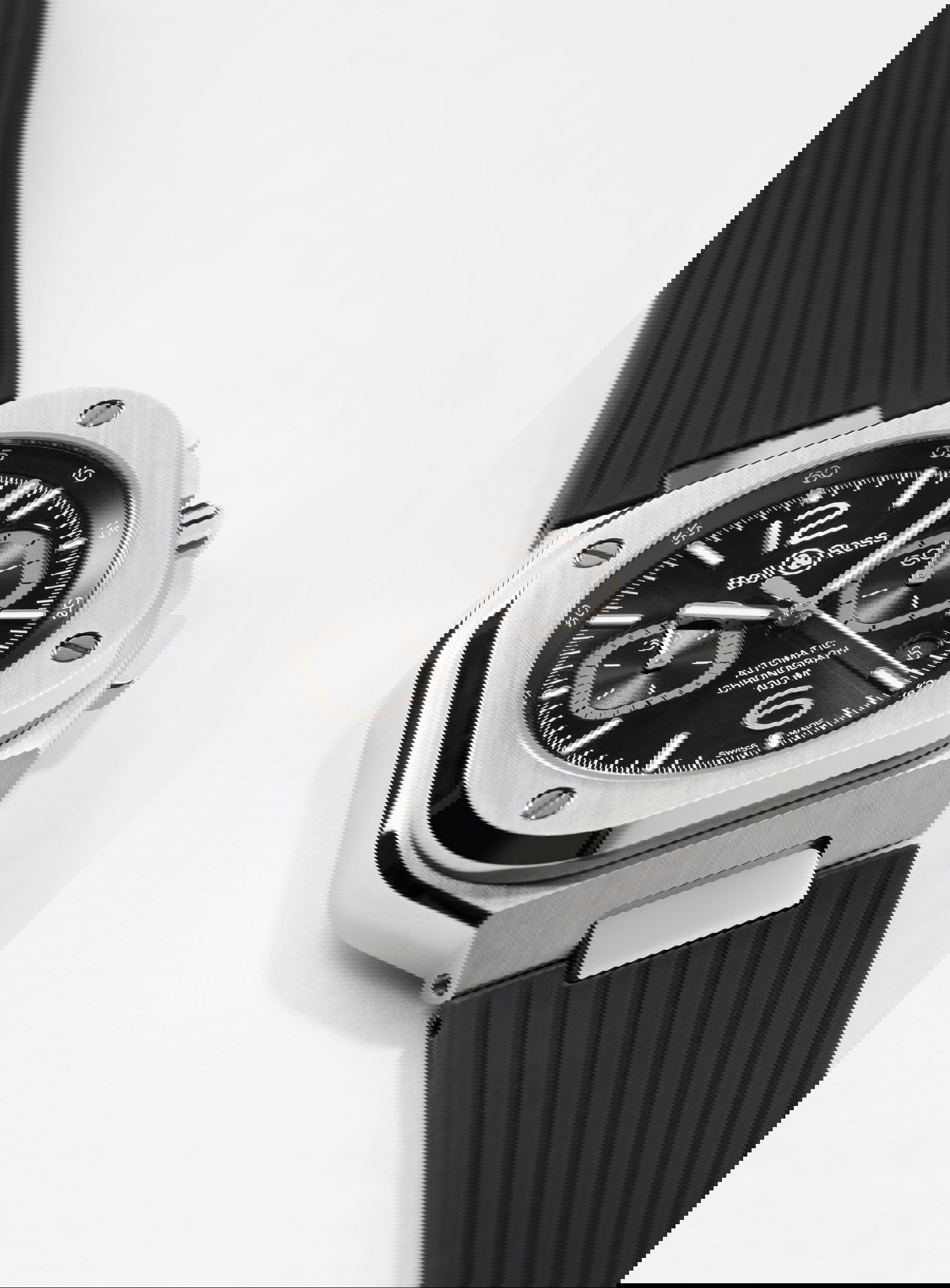 Bell & Ross BR 05 Chrono Black Steel - View 3