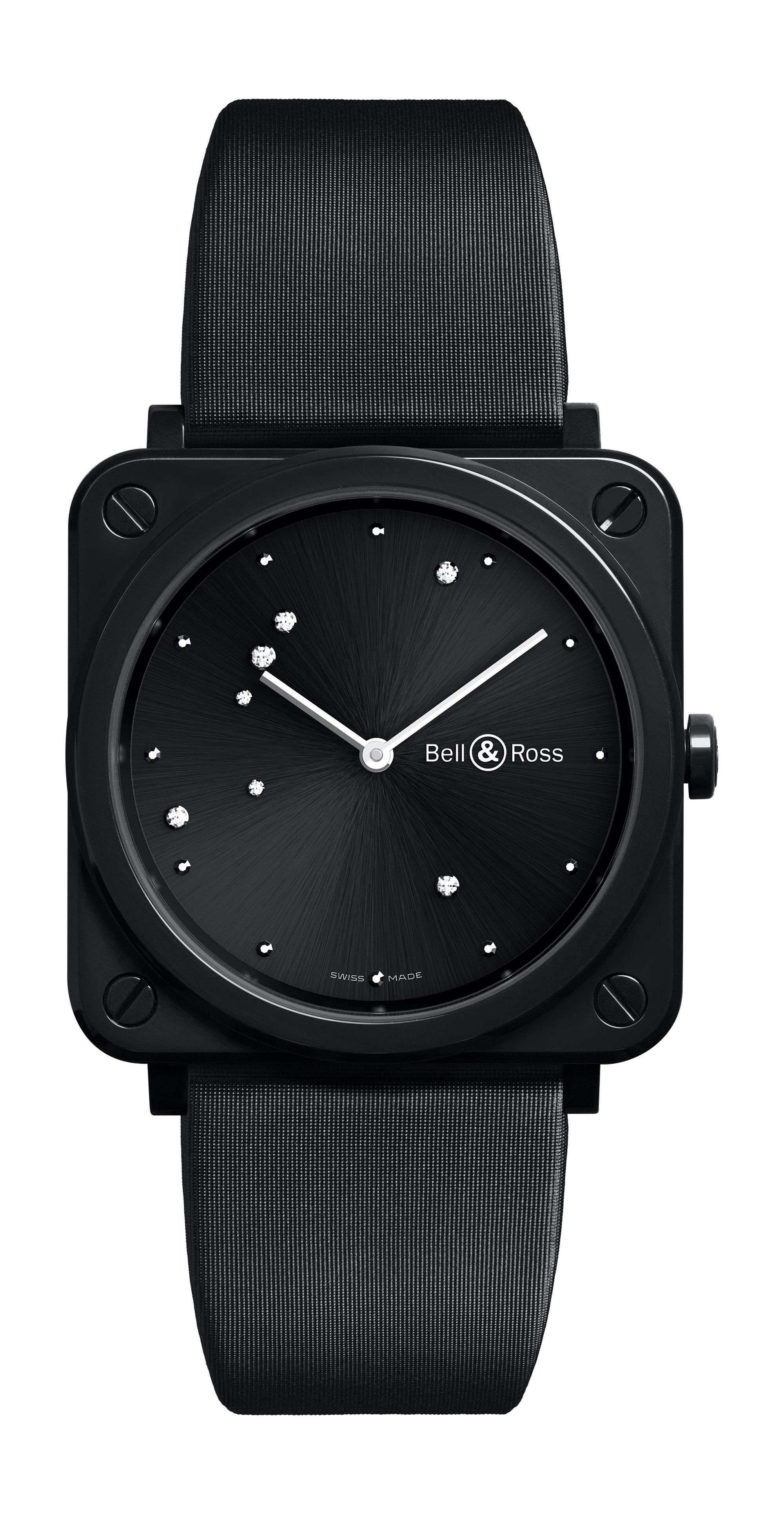 Bell & Ross BR S BLACK DIAMOND EAGLE luxury timepiece - detailed view