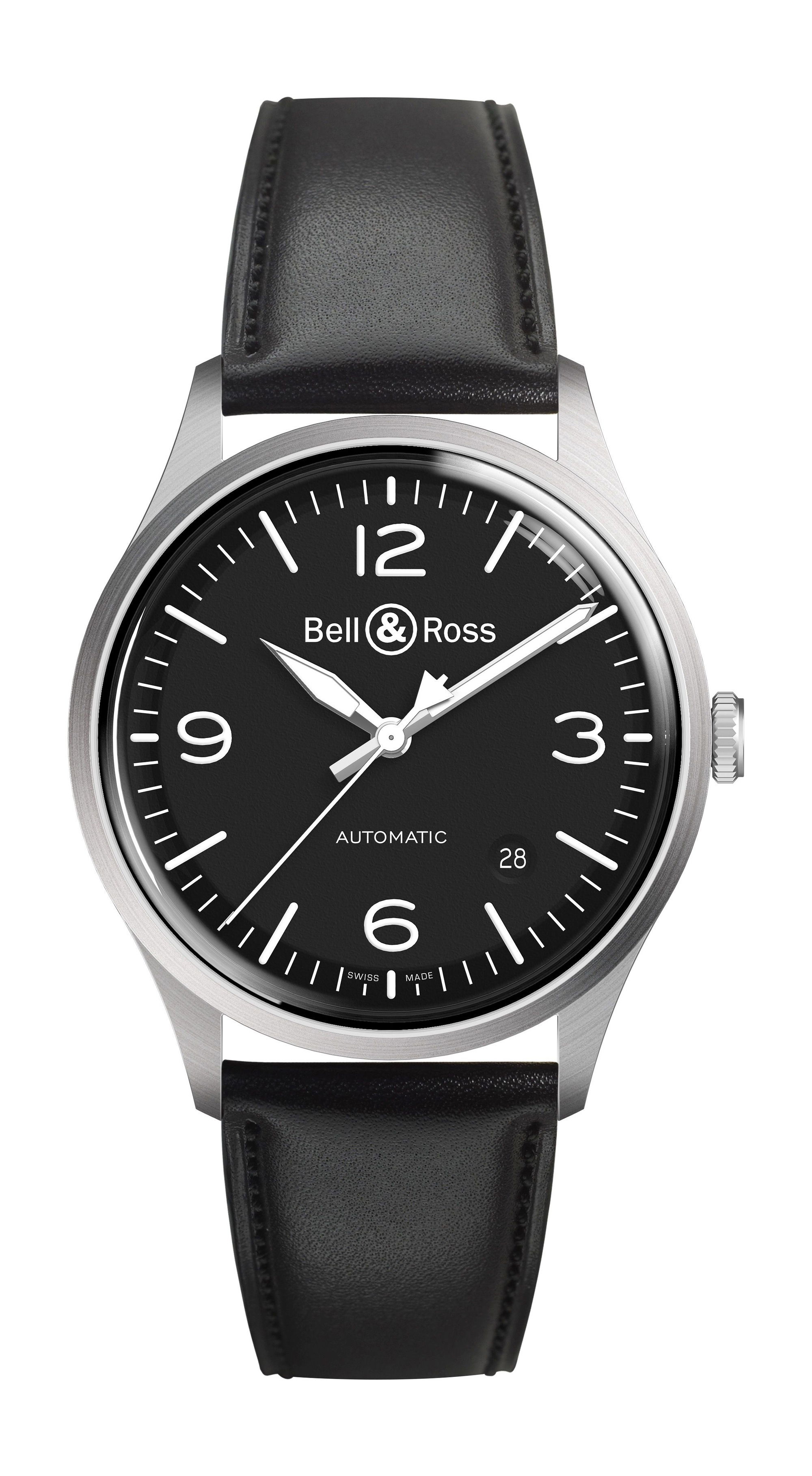 Bell & Ross BR V1-92 Black Steel luxury timepiece - detailed view