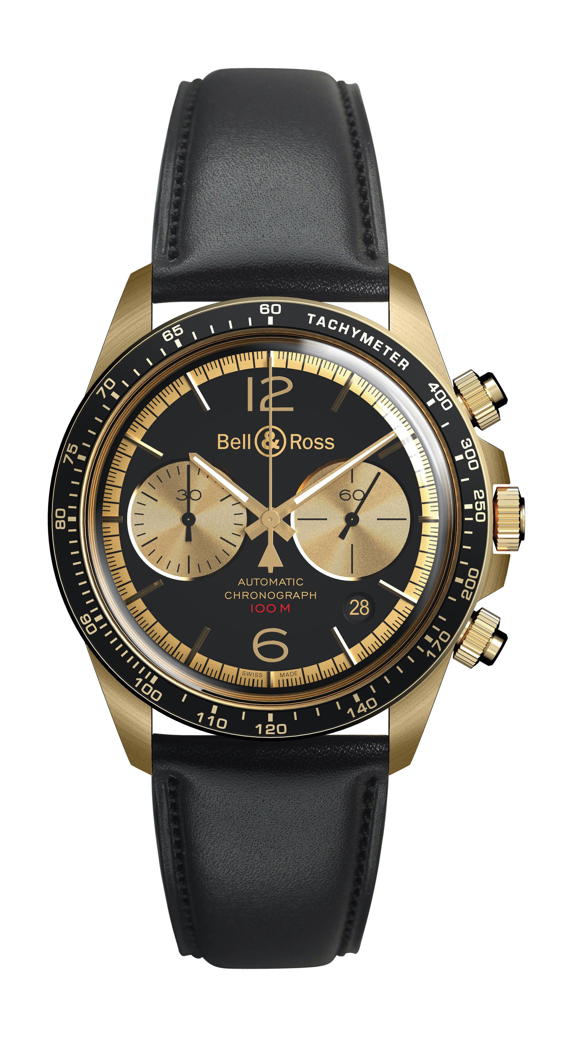 Bell & Ross BR V2-94 Bellytanker Bronze luxury timepiece - detailed view