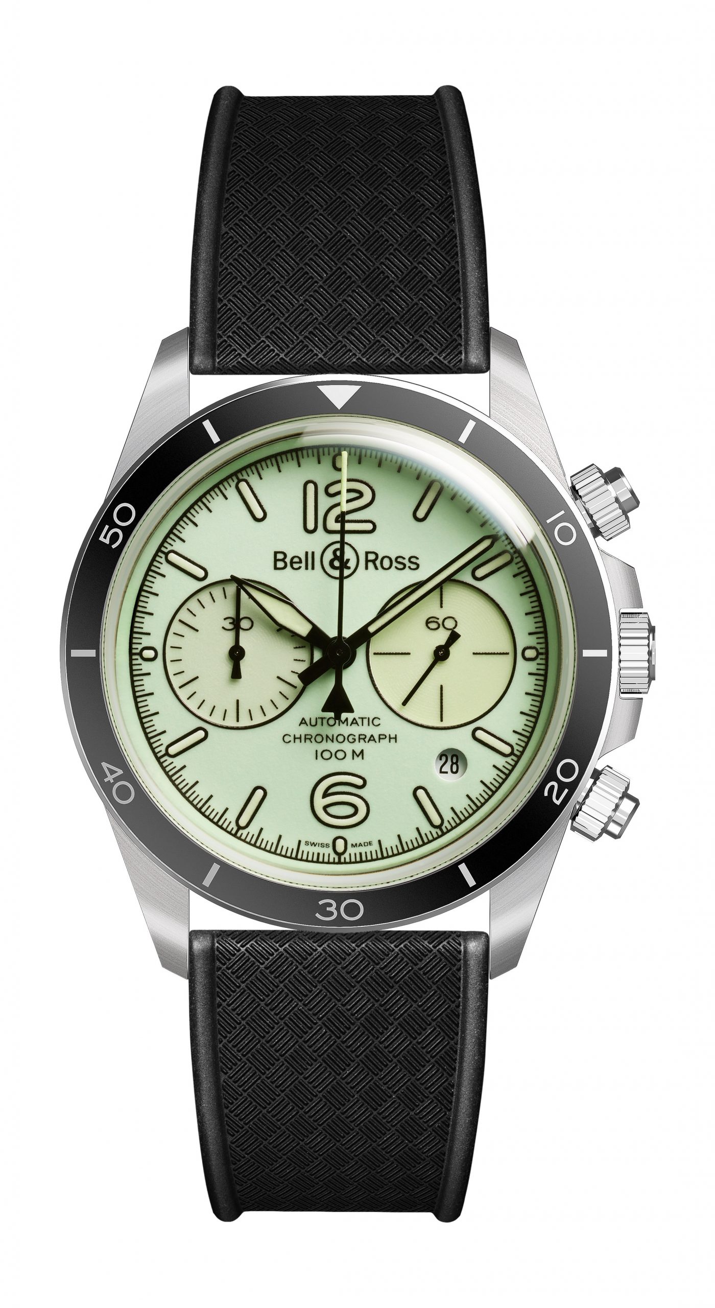 Bell & Ross BR V2-94 Full Lum luxury timepiece - detailed view
