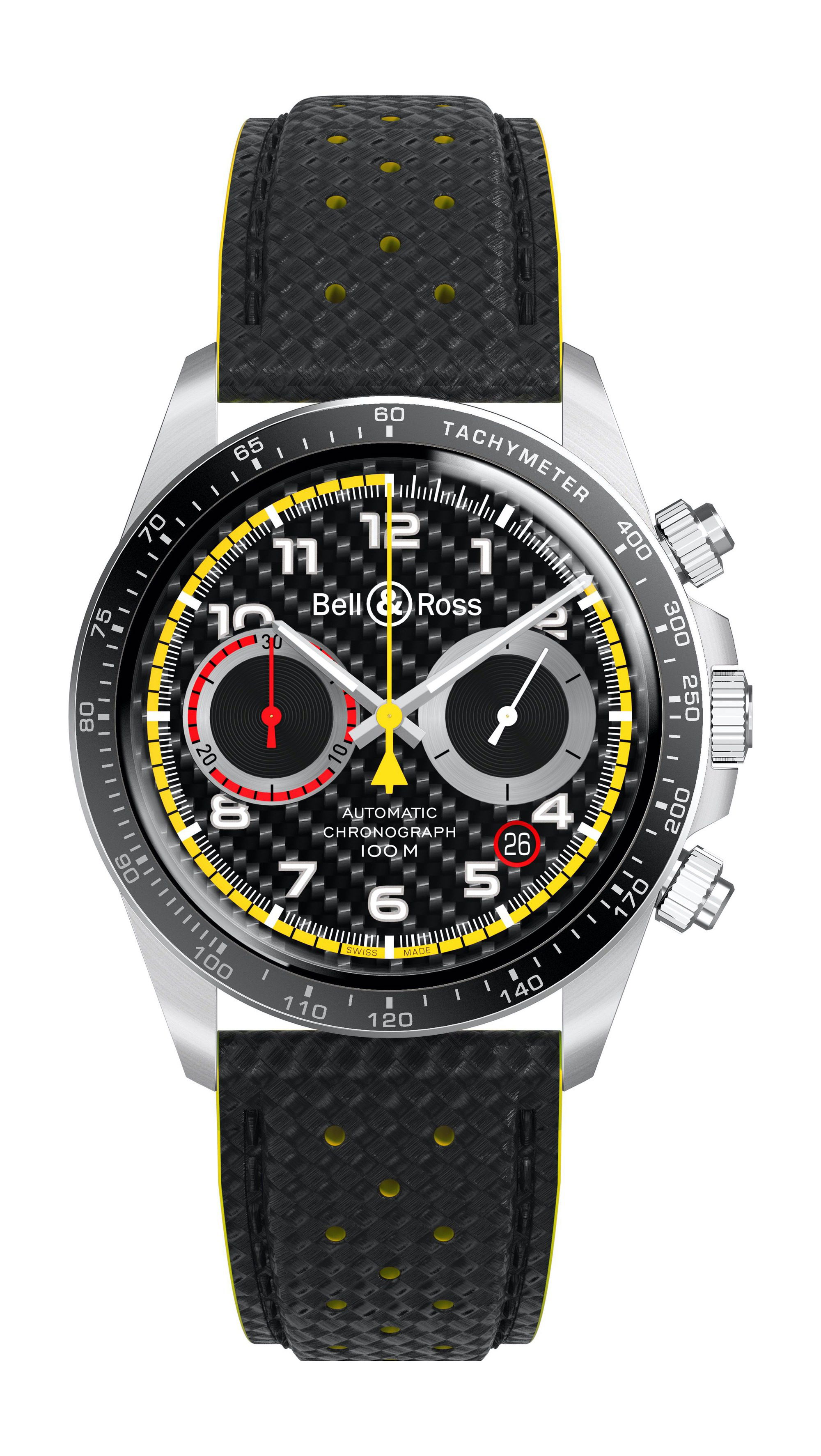 Bell & Ross BR V2-94 R.S. 18 luxury timepiece - detailed view