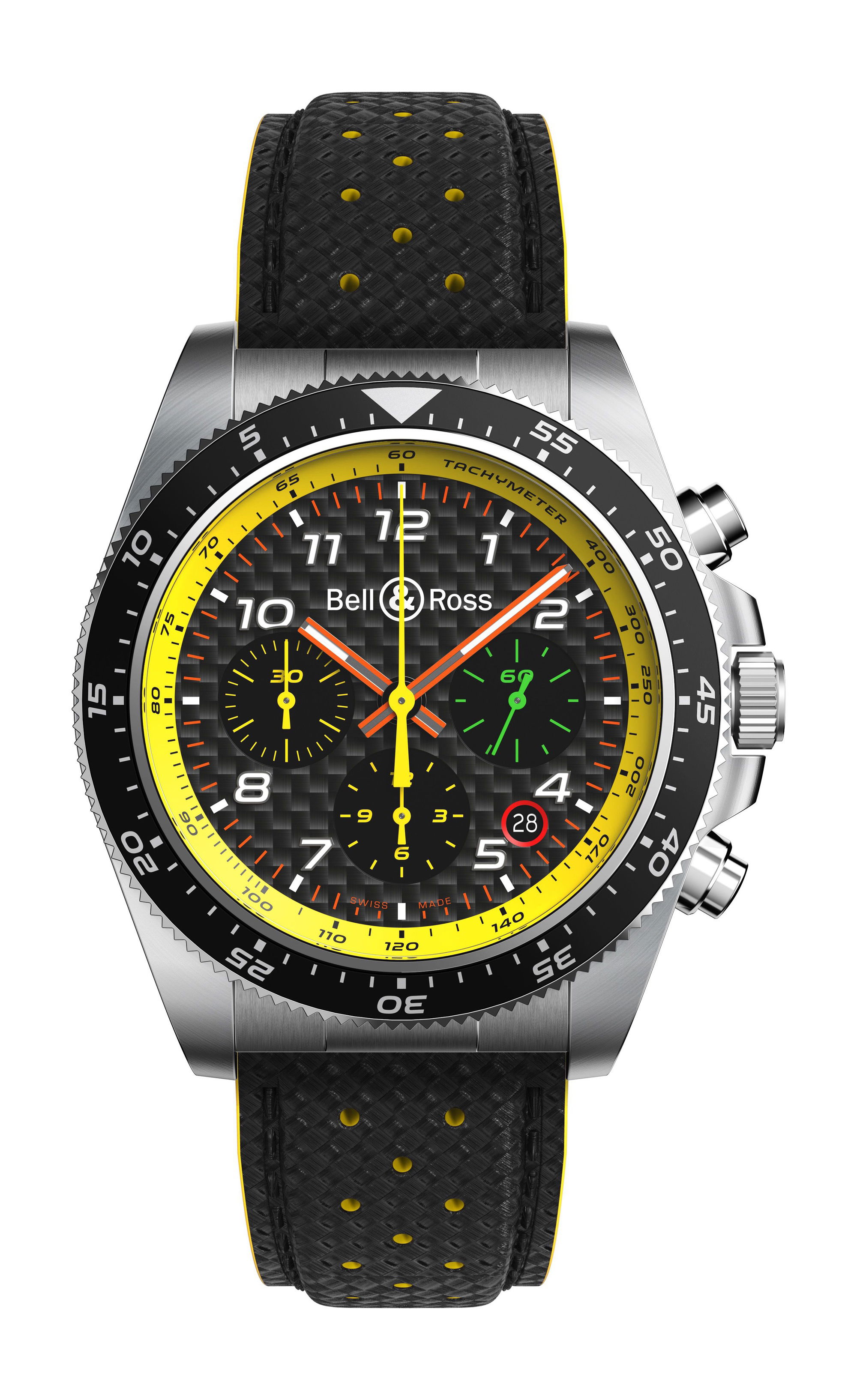 Bell & Ross BR V3-94 R.S.19 luxury timepiece - detailed view