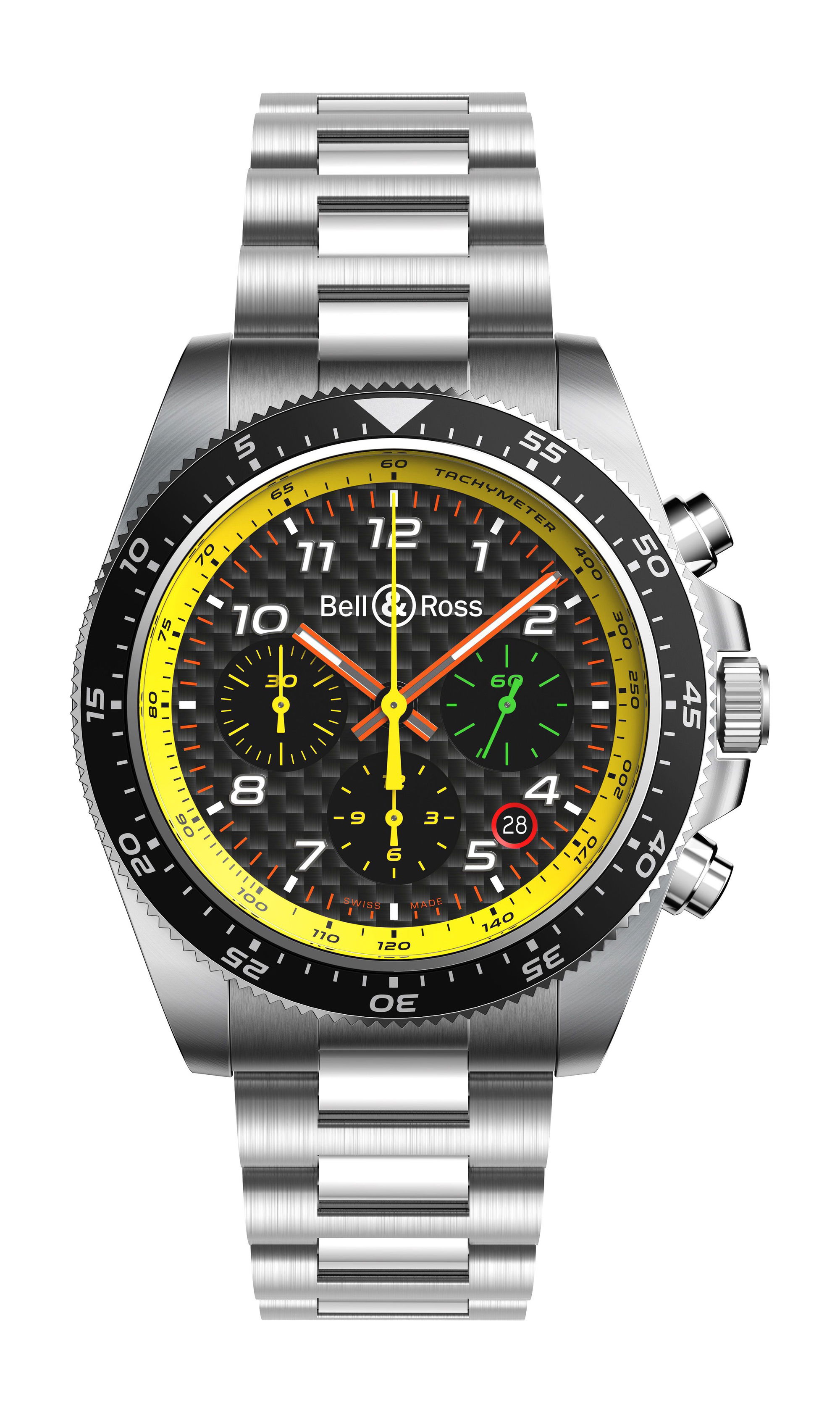 Bell & Ross BR V3-94 R.S.19 luxury timepiece - detailed view