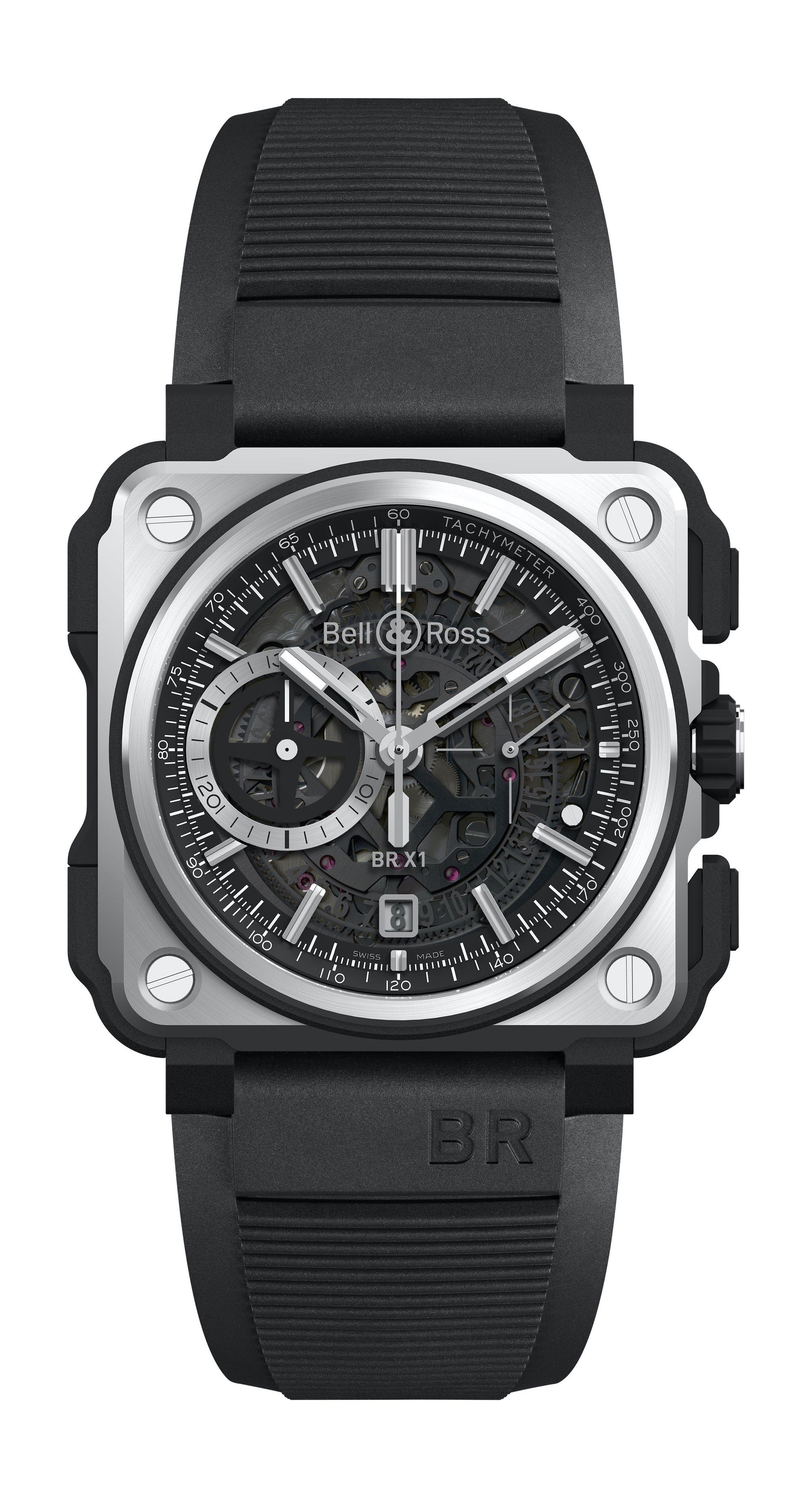 Bell & Ross BR-X1 BLACK TITANIUM luxury timepiece - detailed view