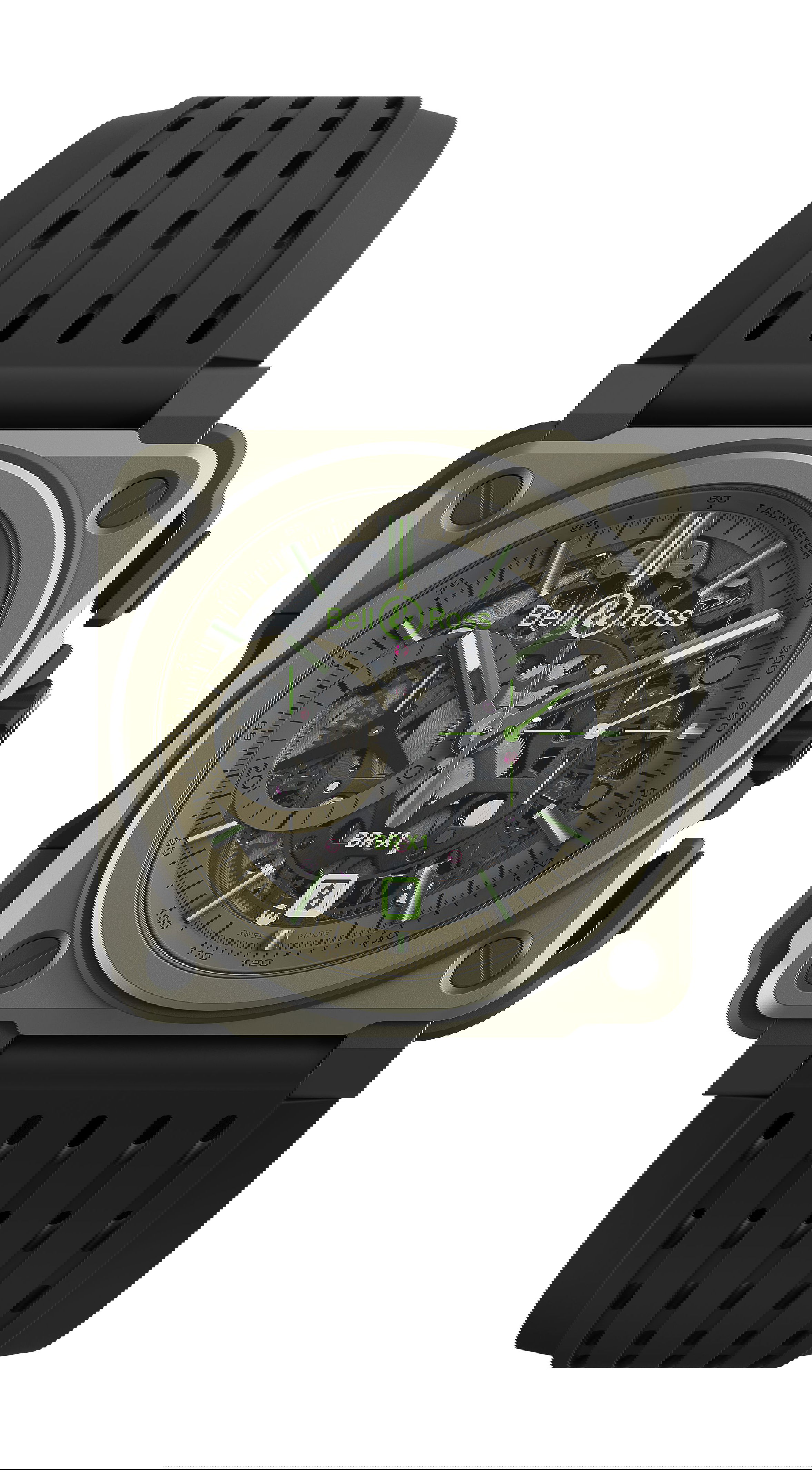 Bell & Ross BR-X1 MILITARY luxury timepiece - detailed view