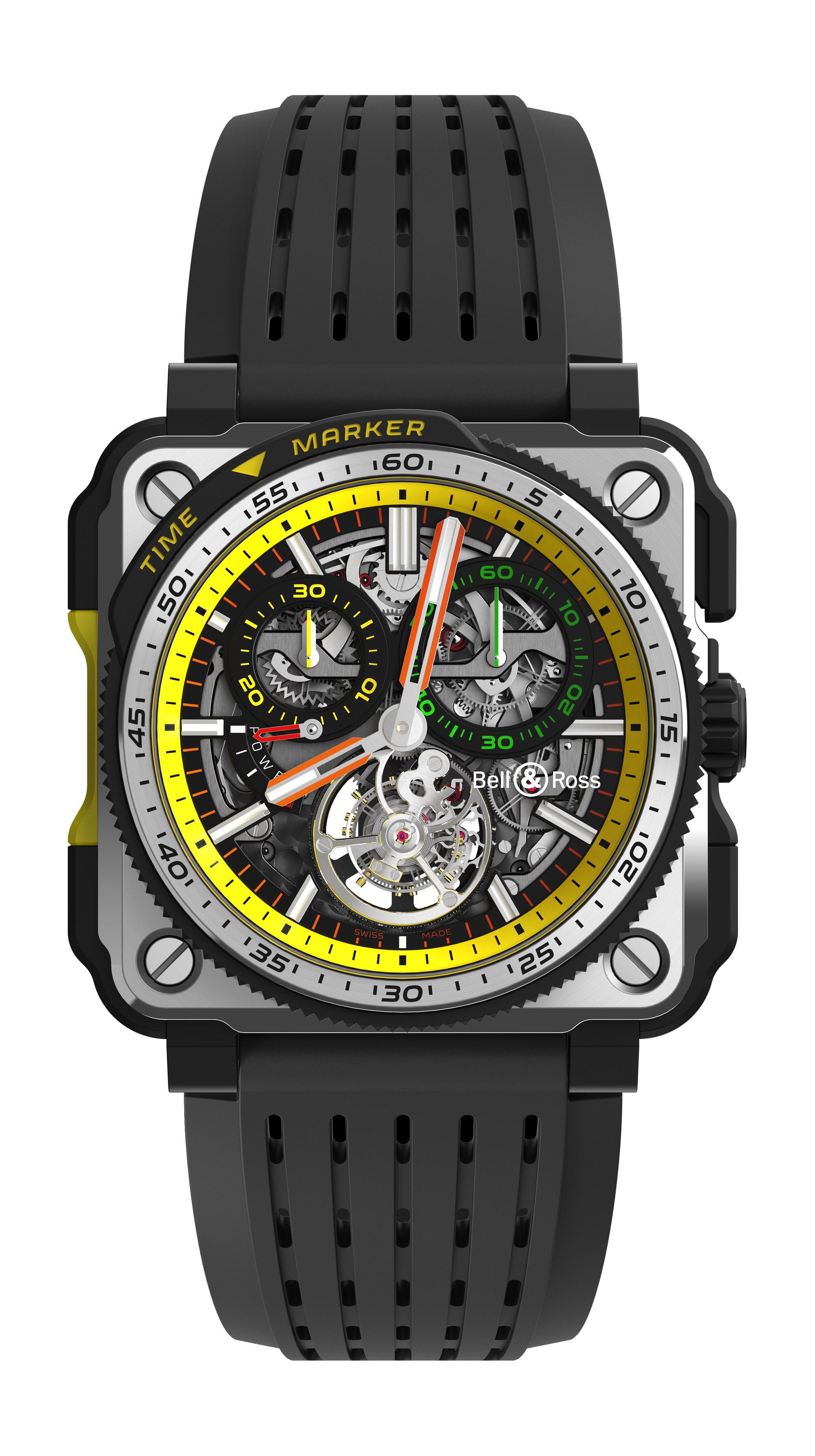 Bell & Ross BR-X1 TOURBILLON R.S.19. luxury timepiece - detailed view