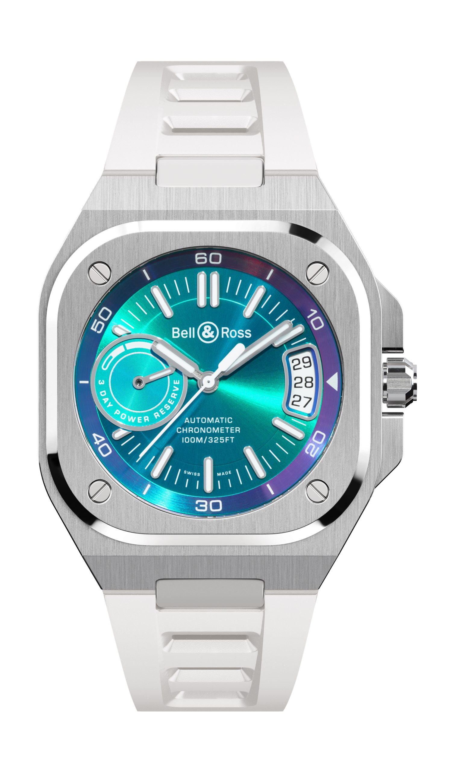 Bell & Ross BR-X5 Iridescent luxury timepiece - detailed view