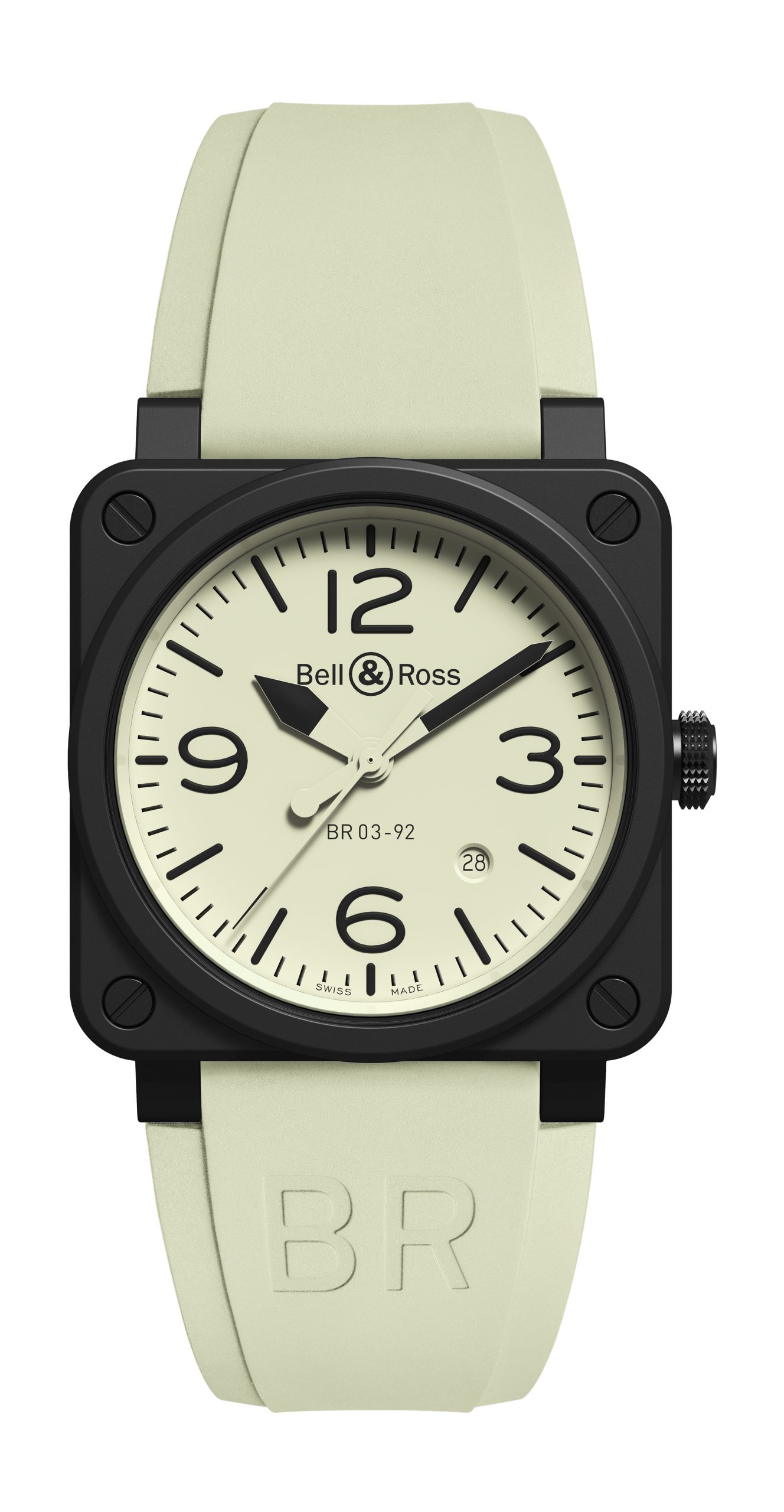 Bell & Ross BR 03-92 FULL LUM luxury timepiece - detailed view