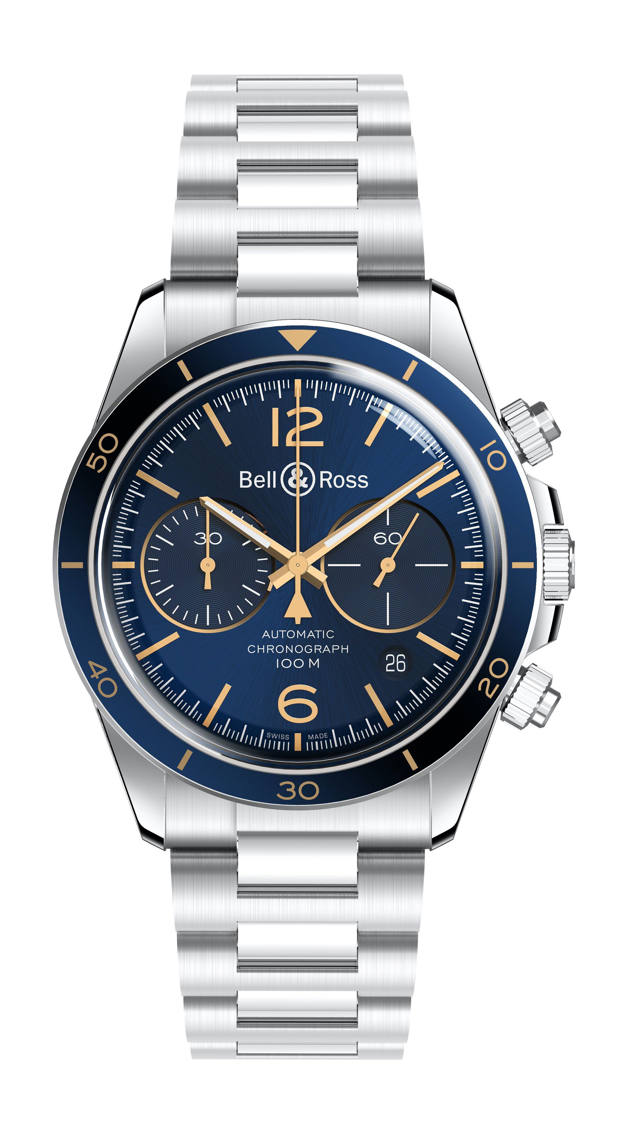 Bell & Ross WW1-97 HERITAGE luxury timepiece - detailed view
