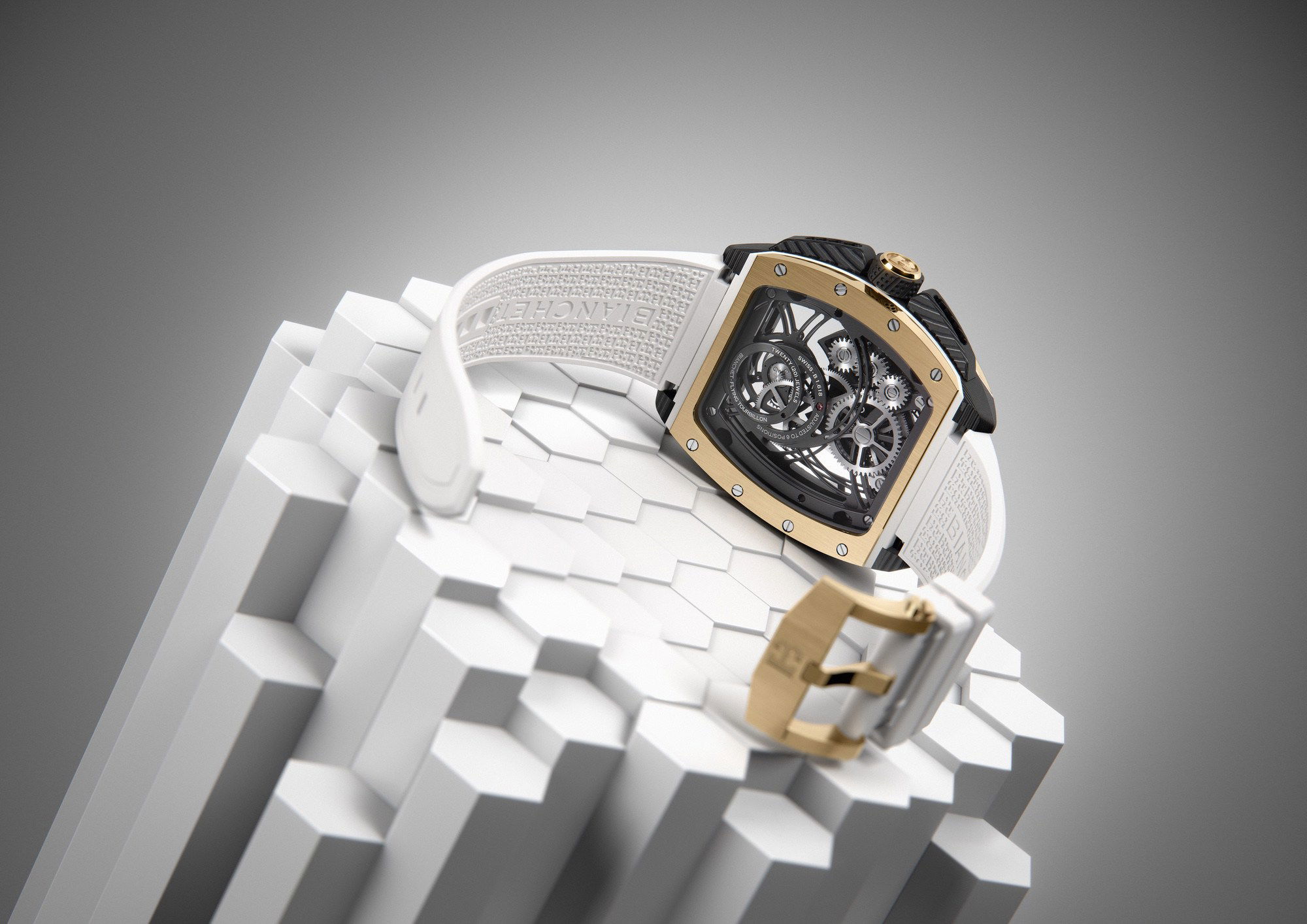 Bianchet Flying Tourbillon Sport GMT Hybrid Gold - View 2