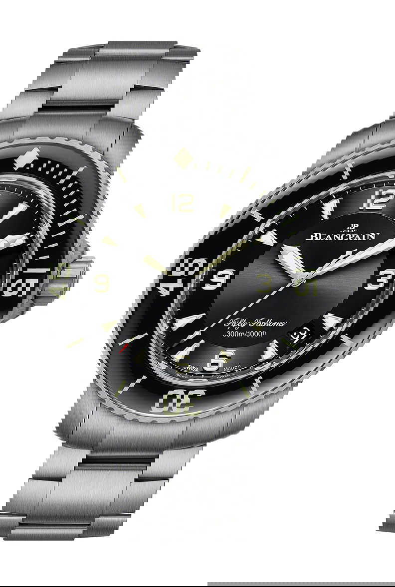 Blancpain Fifty Fathoms Automatique 45 luxury timepiece - detailed view