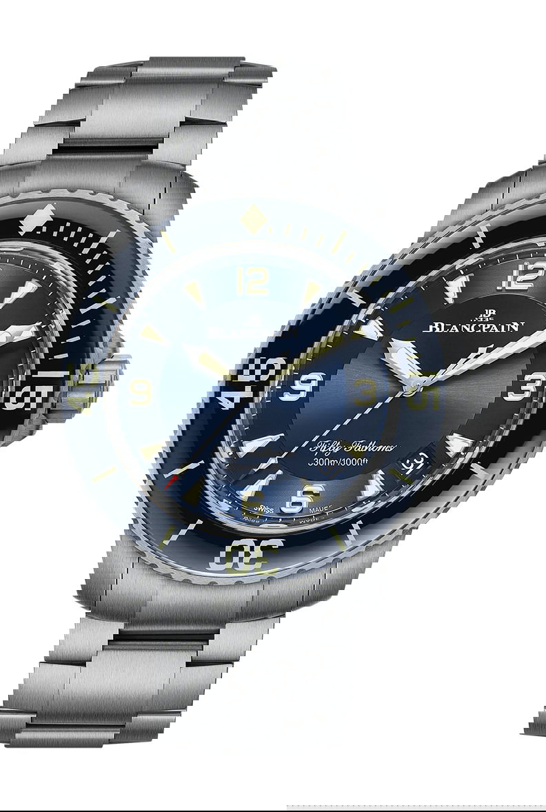 Blancpain Fifty Fathoms Automatique 45 luxury timepiece - detailed view
