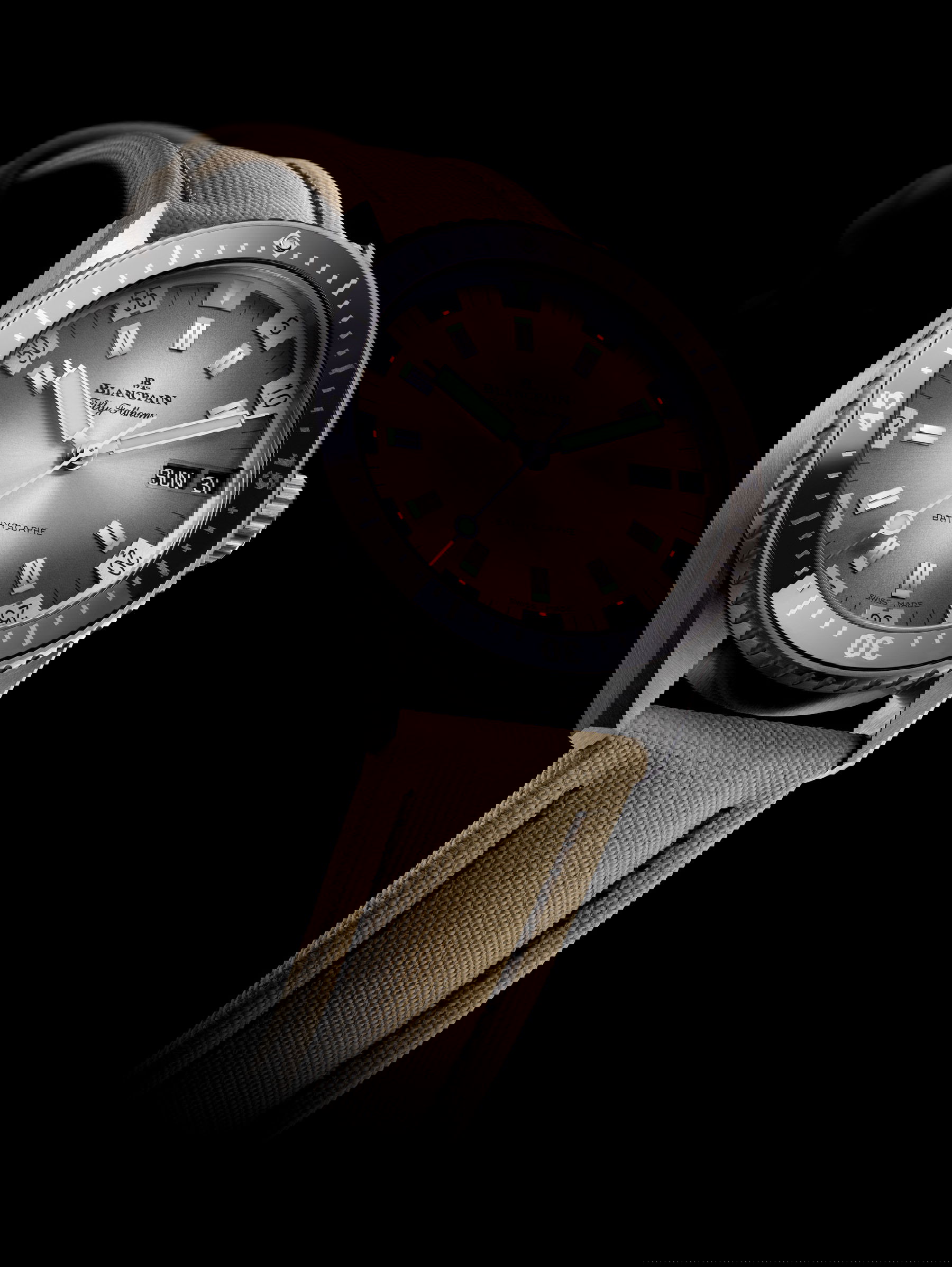 Blancpain Fifty Fathoms Bathyscaphe Day Date Desert Edition - View 3