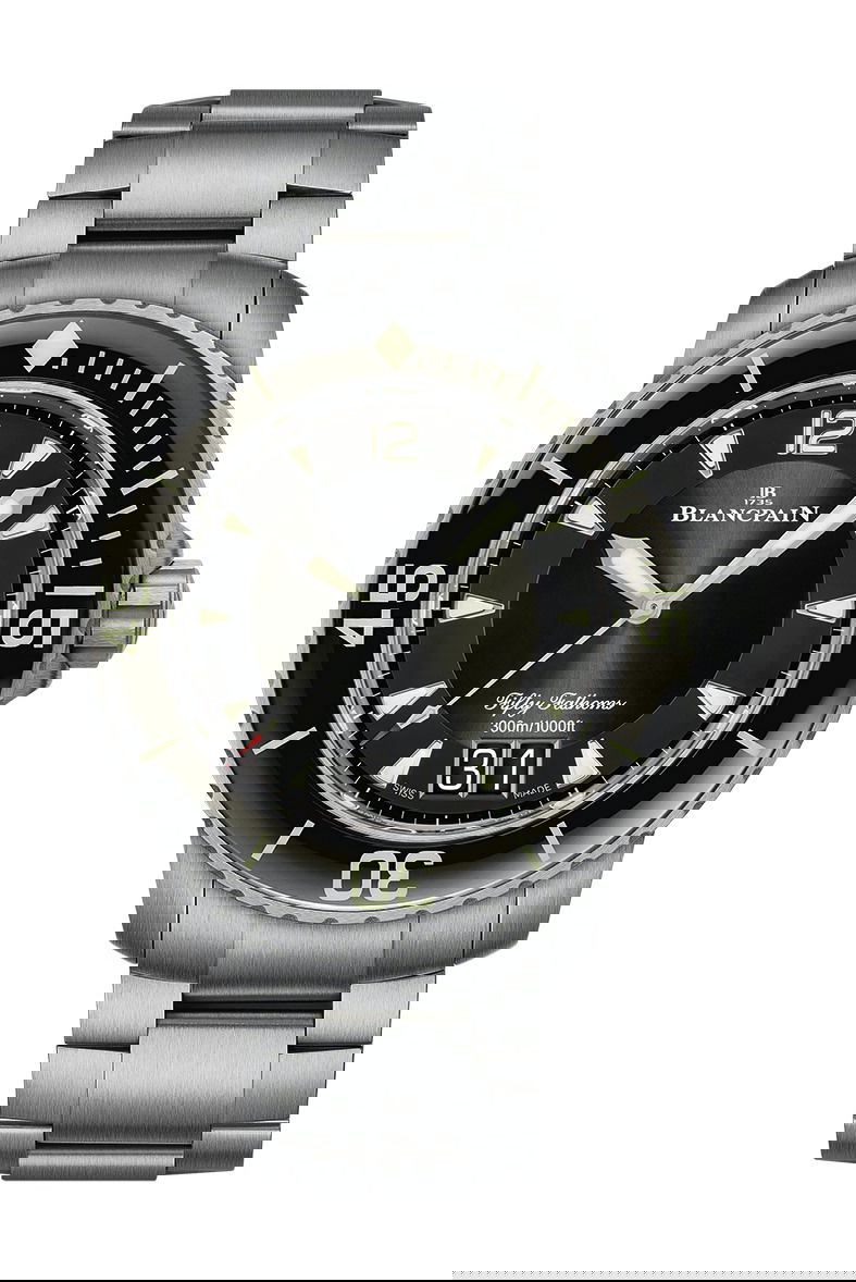 Blancpain Fifty Fathoms Grande Date luxury timepiece - detailed view