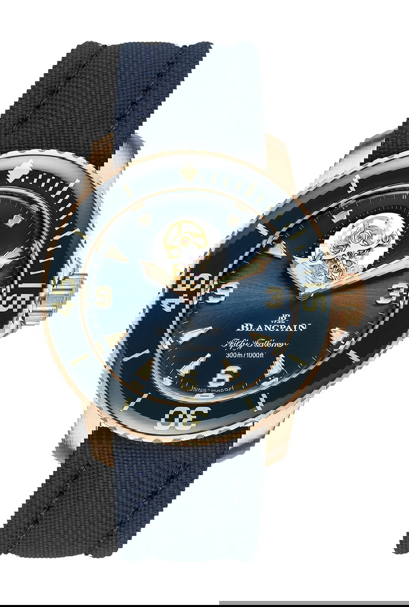 Blancpain Fifty Fathoms Tourbillon 8 Jours luxury timepiece - detailed view